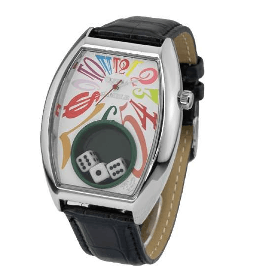 Japanese Brand Frank Miura Life's a Gamble Watch King Macau Dice FM14-SVCRW Size ONE SIZE - 2 Thumbnail