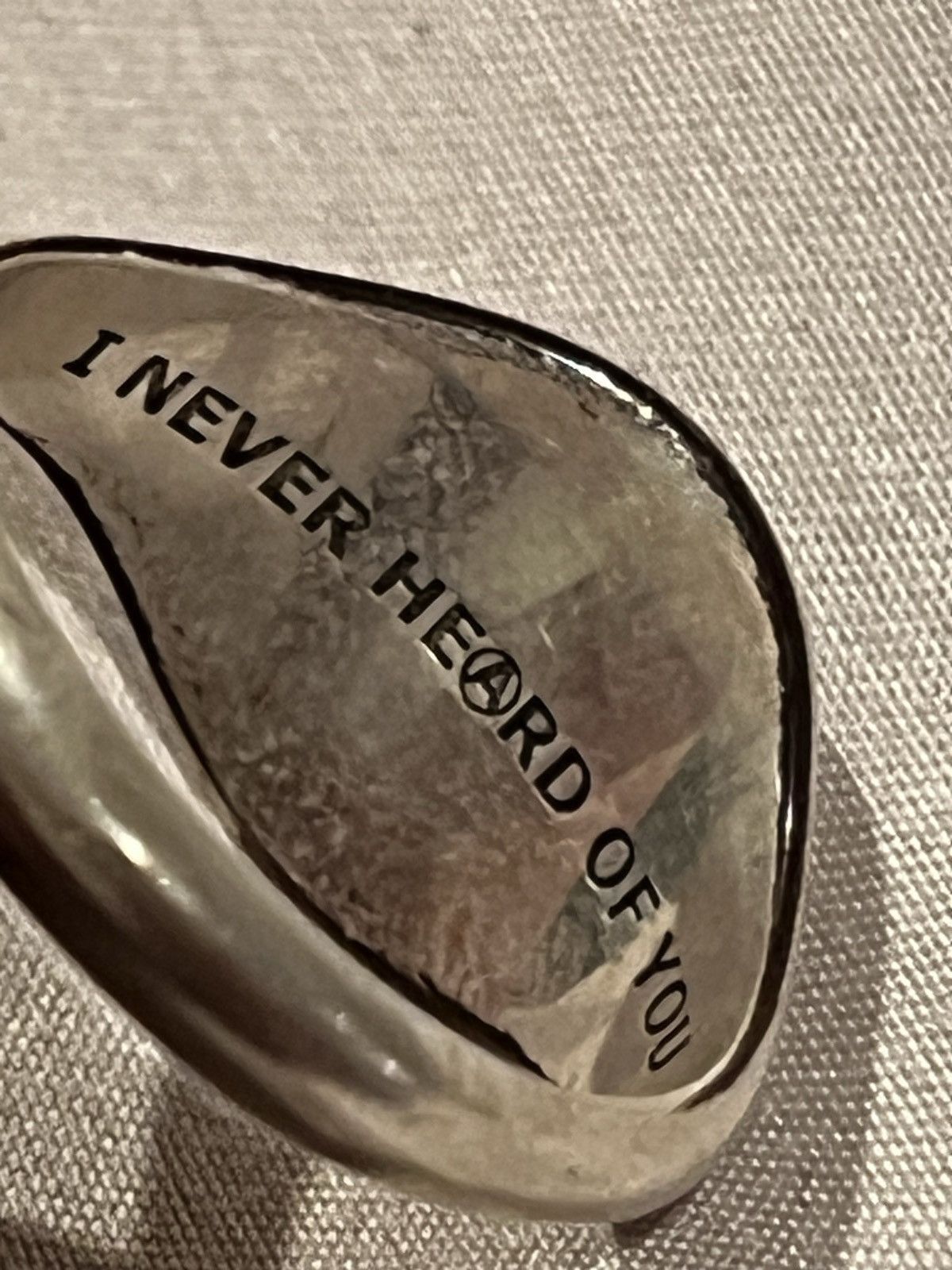 ineverheardofyou Ineverheardofyou fuck you Ring fuck the fuck off Size ONE SIZE - 9 Thumbnail