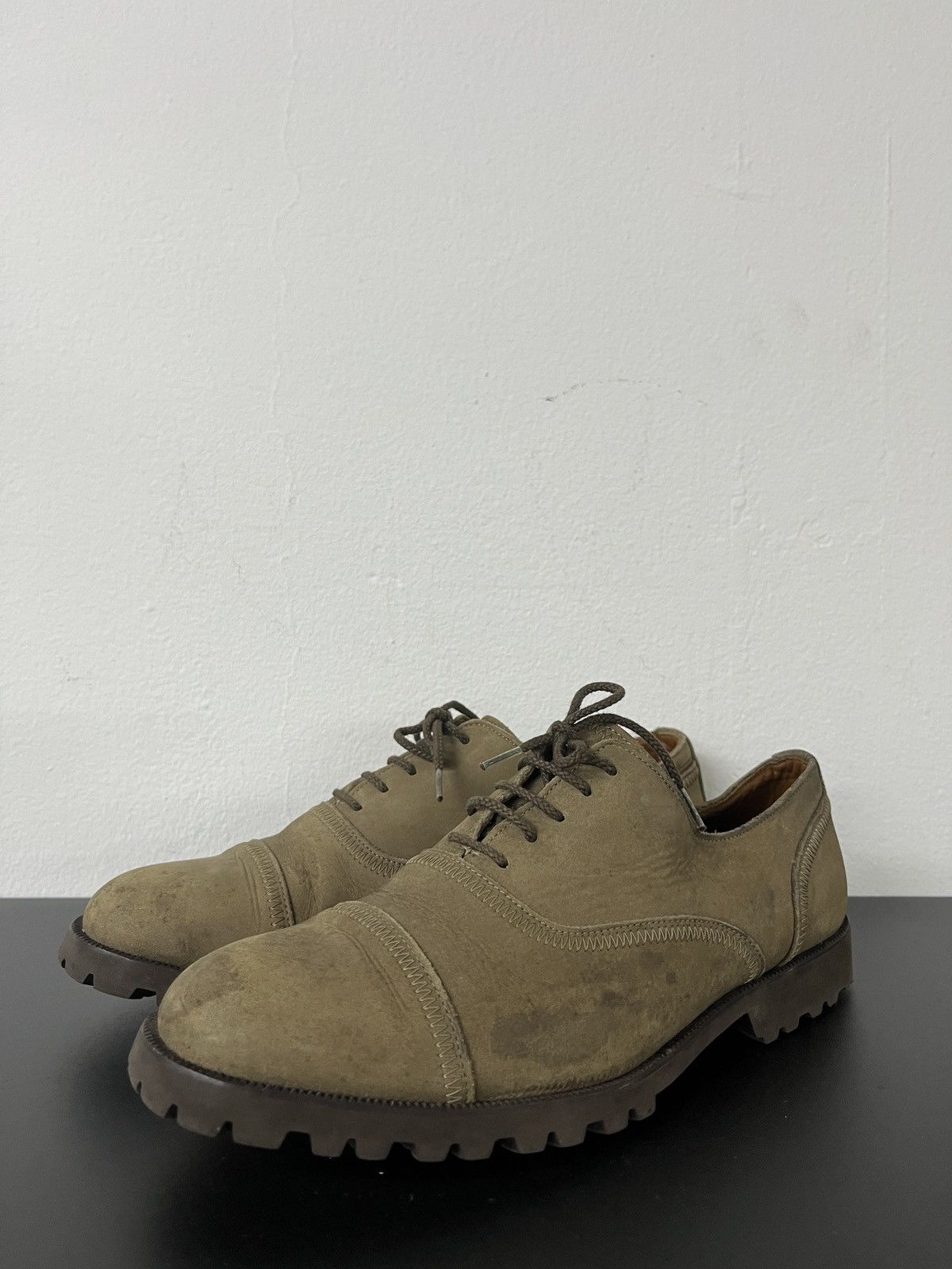 Issey Miyake Vintage Issey Miyake Leather Suede Oxford Derby Shoes Size US 7.5 / EU 40-41 - 5 Thumbnail