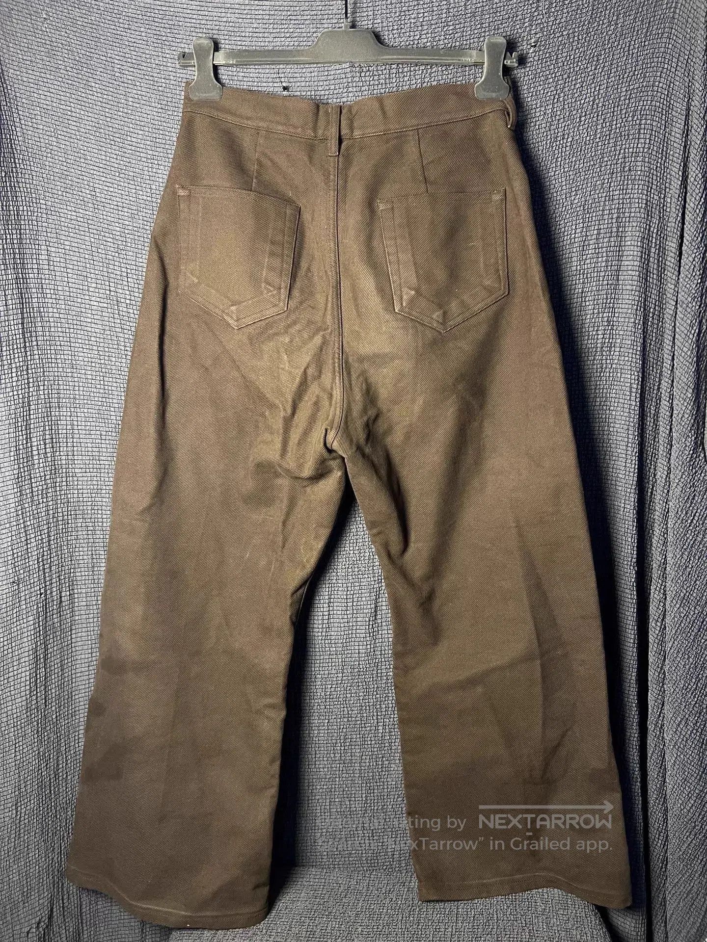 Rick Owens Brown Casual Pants with Chain Detail Size 32. Size US 32 / EU 48 - 5 Thumbnail