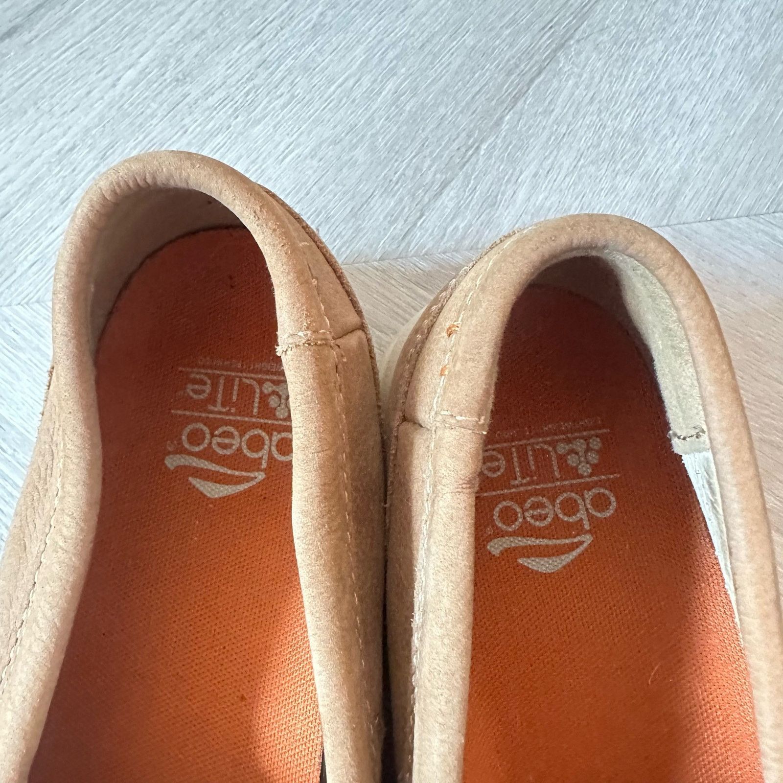 Other Abeo Lite Caleb Loafers Boat Shoes Men 8.5 Tan Leather Suede Size US 8.5 / EU 41-42 - 8 Thumbnail