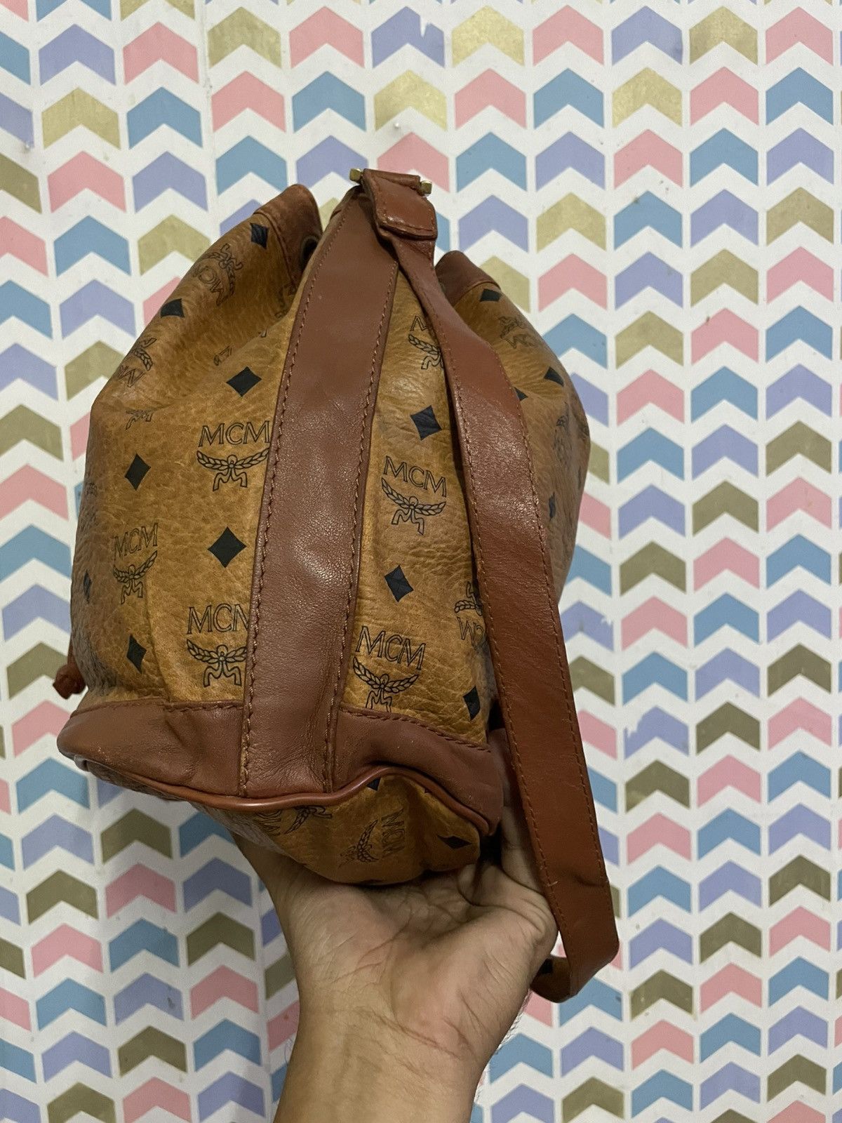 MCM MCM Monogram Bucket Shoulder Size ONE SIZE - 9 Thumbnail