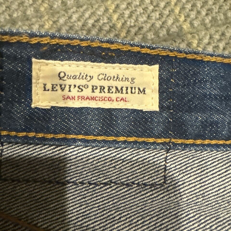 Levi's Very Rare Levi's premium 501 cropped multi color jeans Size 26" / US 2 / IT 38 - 4 Thumbnail