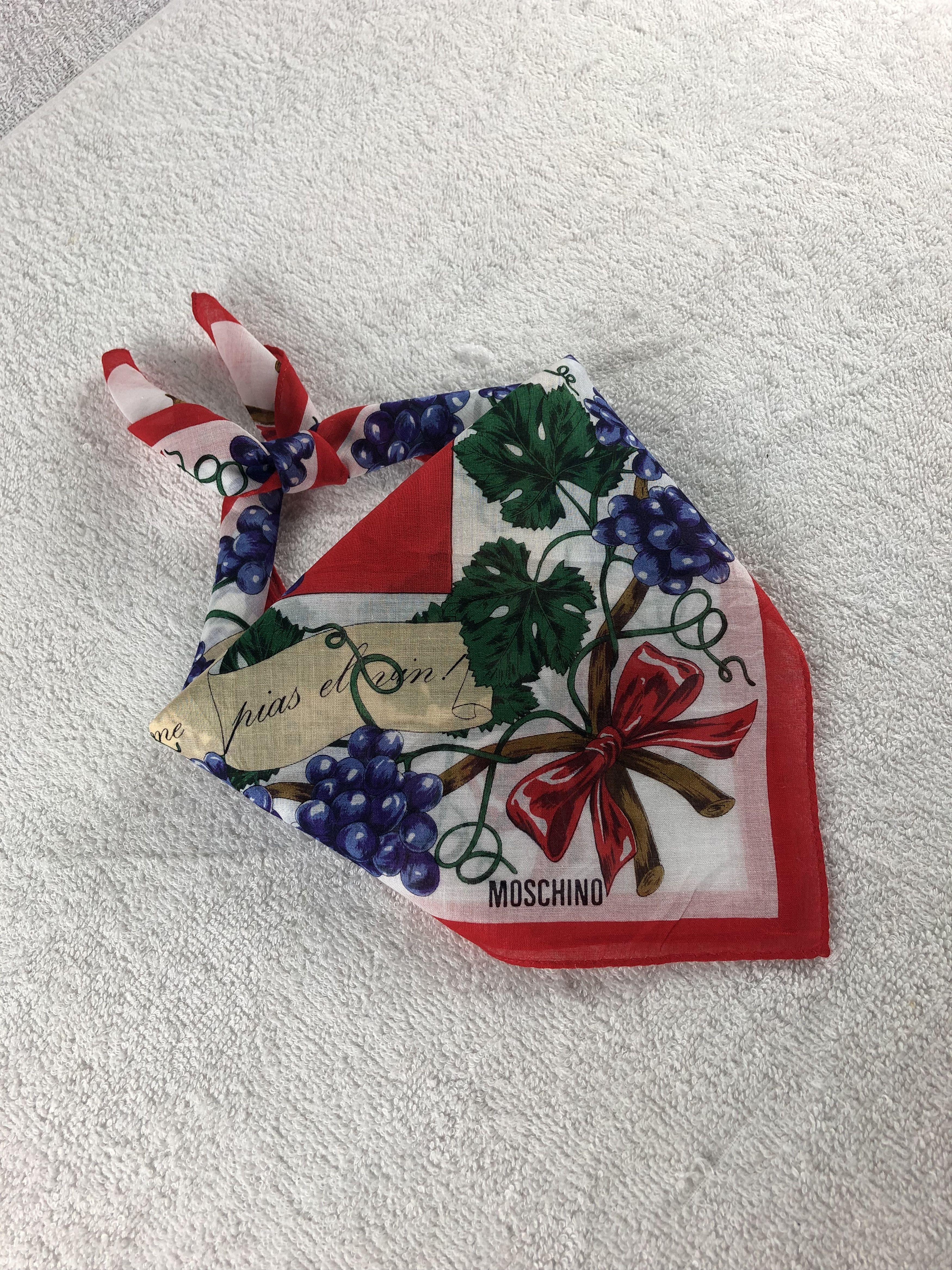 Moschino Moschino Handkerchief / Bandana / Neckerchief Size ONE SIZE - 2 Thumbnail