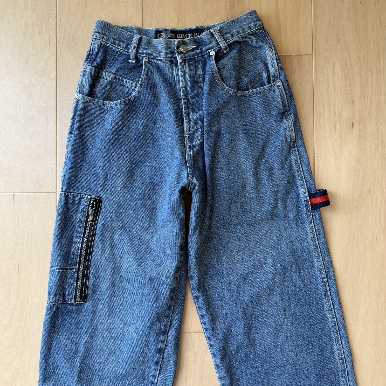 Vintage Vintage Canyon River Blues Jeans 29 Blue 90s Baggy Denim Size US 29 - 3 Thumbnail