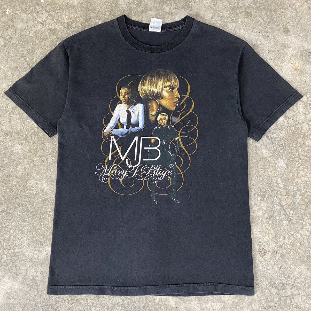 Rap Tees Vintage 2000s Mary J. Blige Tour Tee Size US L / EU 52-54 / 3 - 2 Thumbnail