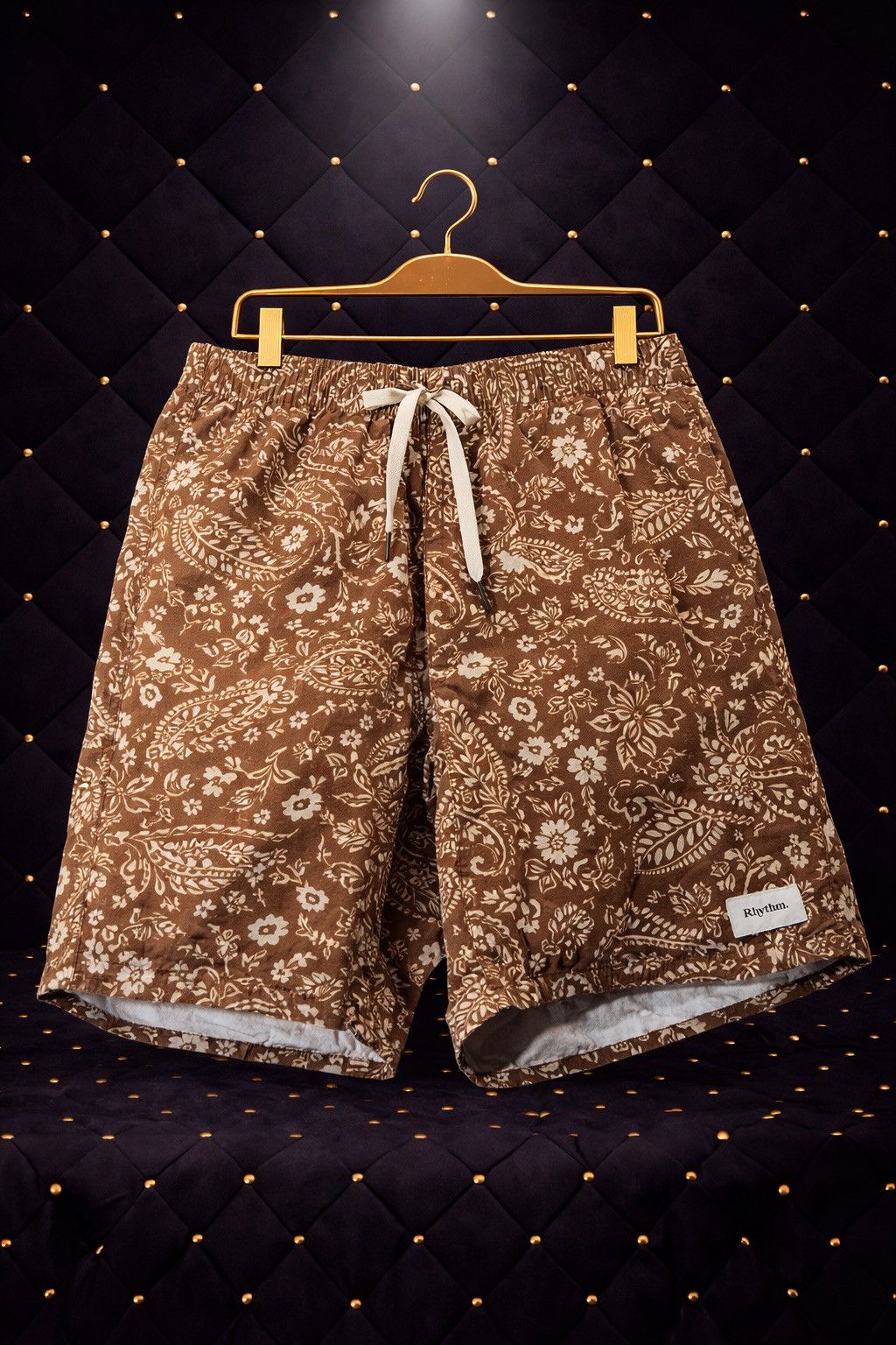 Other BROWN PAISLEY PRINT DRAWSTRING SHORTS Size US 32 / EU 48 - 1 Preview