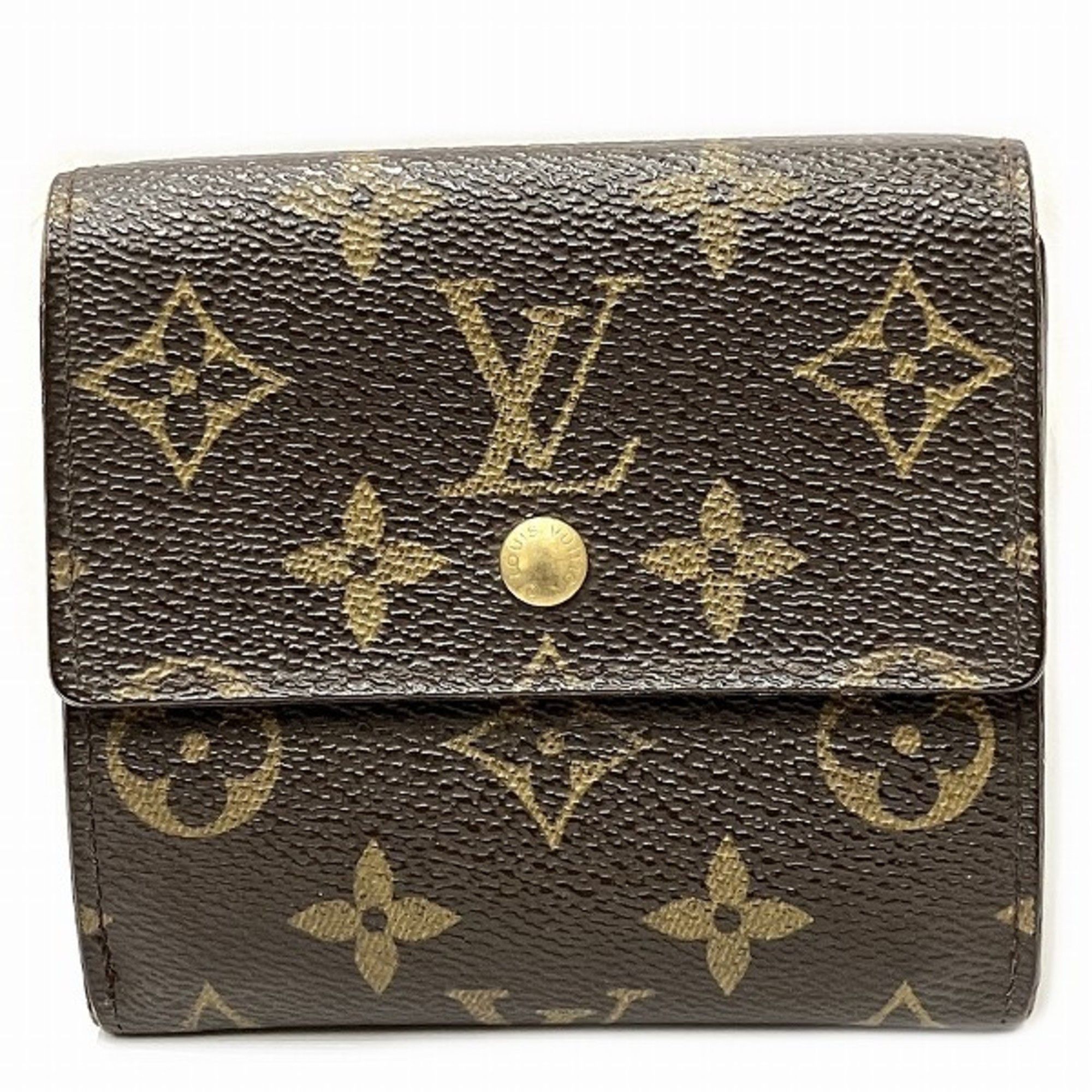 image of Louis Vuitton Monogram Portomone Bier Cult Credit M61652 Double Hook Wallet Bifold Men's Women's in