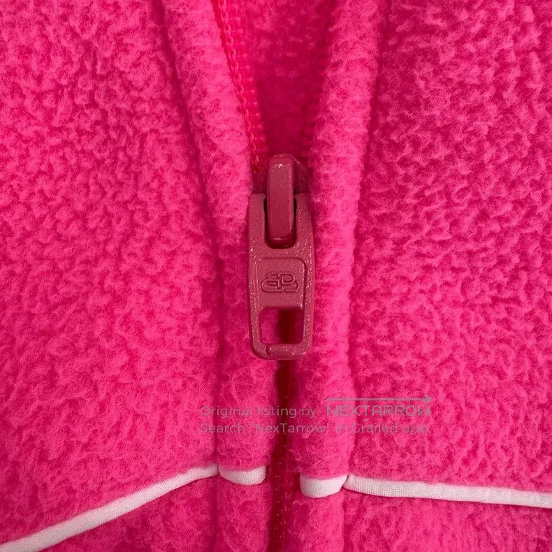 Balenciaga Balenciaga Pink Fleece Long Sleeve Jacket Size XS / US 0-2 / IT 36-38 - 7 Thumbnail