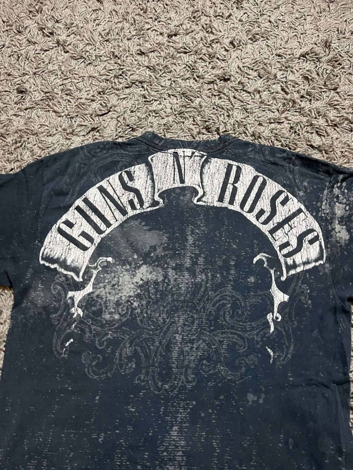 Band Tees GUNS N ROSES VINTAGE 2000s BAND COTTON OVERPRINTED T-SHIRT Size US M / EU 48-50 / 2 - 6 Thumbnail