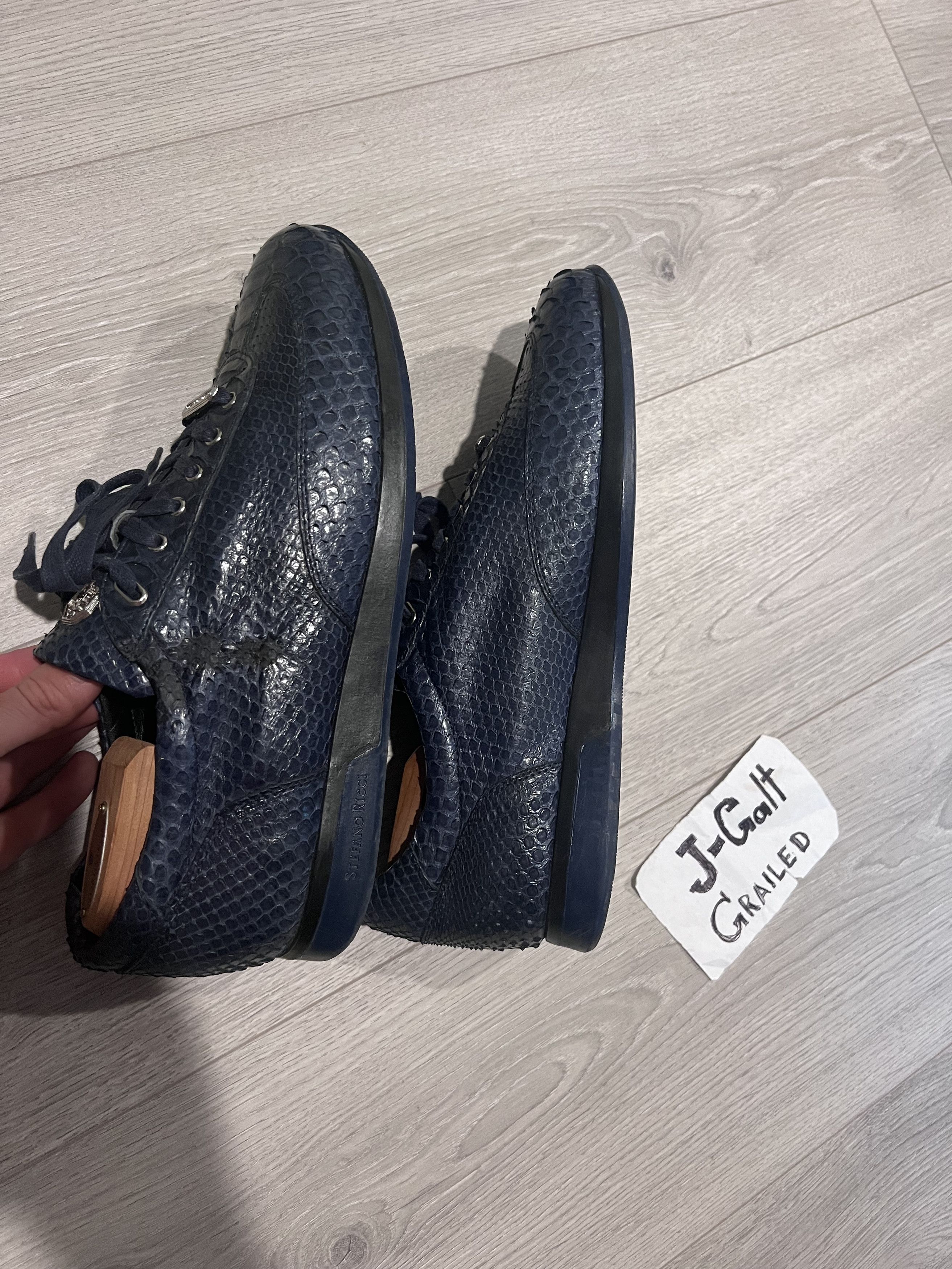 Stefano Ricci Stefano Ricci Ostrich sneakers! Rare! Size US 9 / EU 42 - 6 Thumbnail