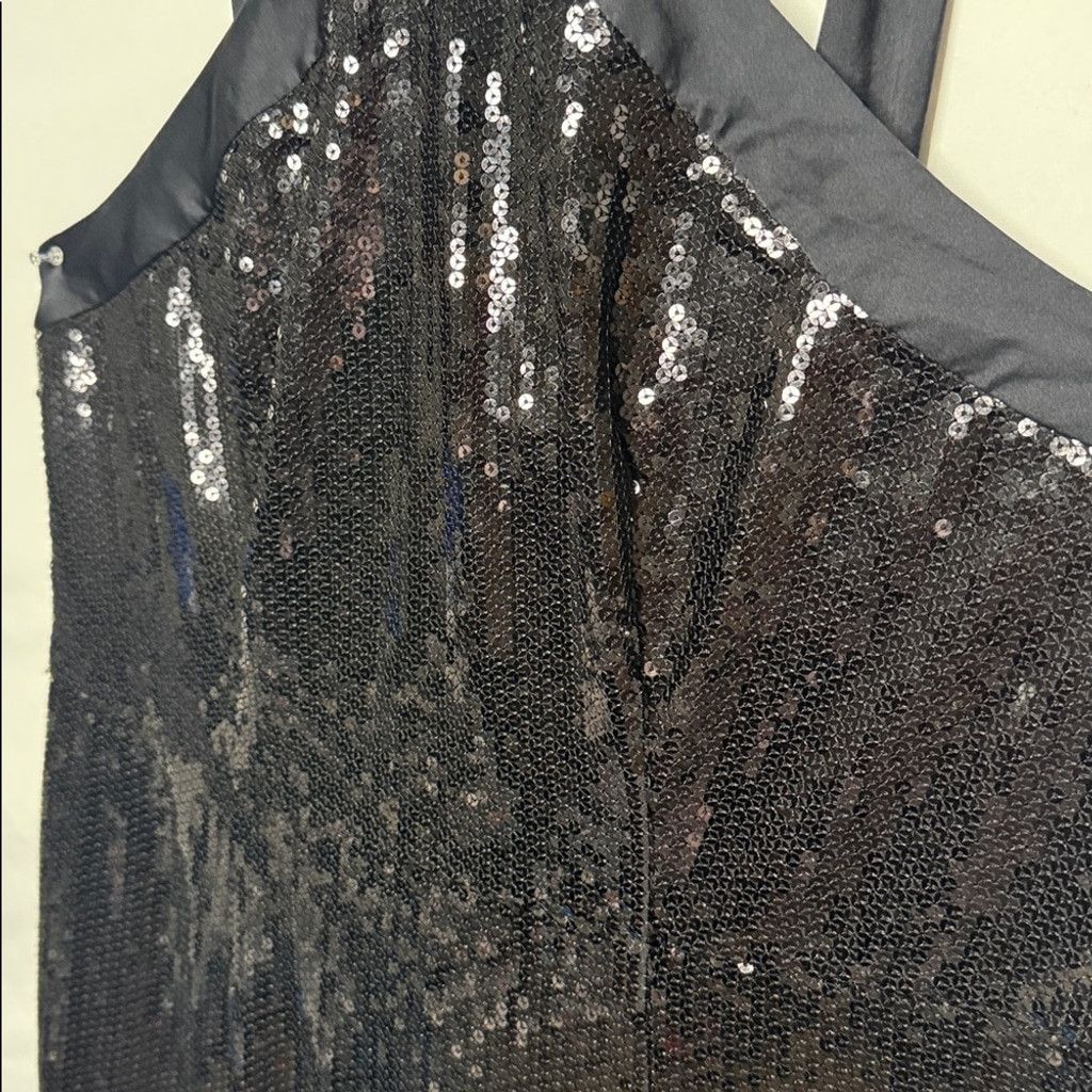 Prabal Gurung NWOT Prabal Gurung Collab black cross chest sequin gown 18W Size XXL / US 16-18 / IT 52-54 - 6 Thumbnail