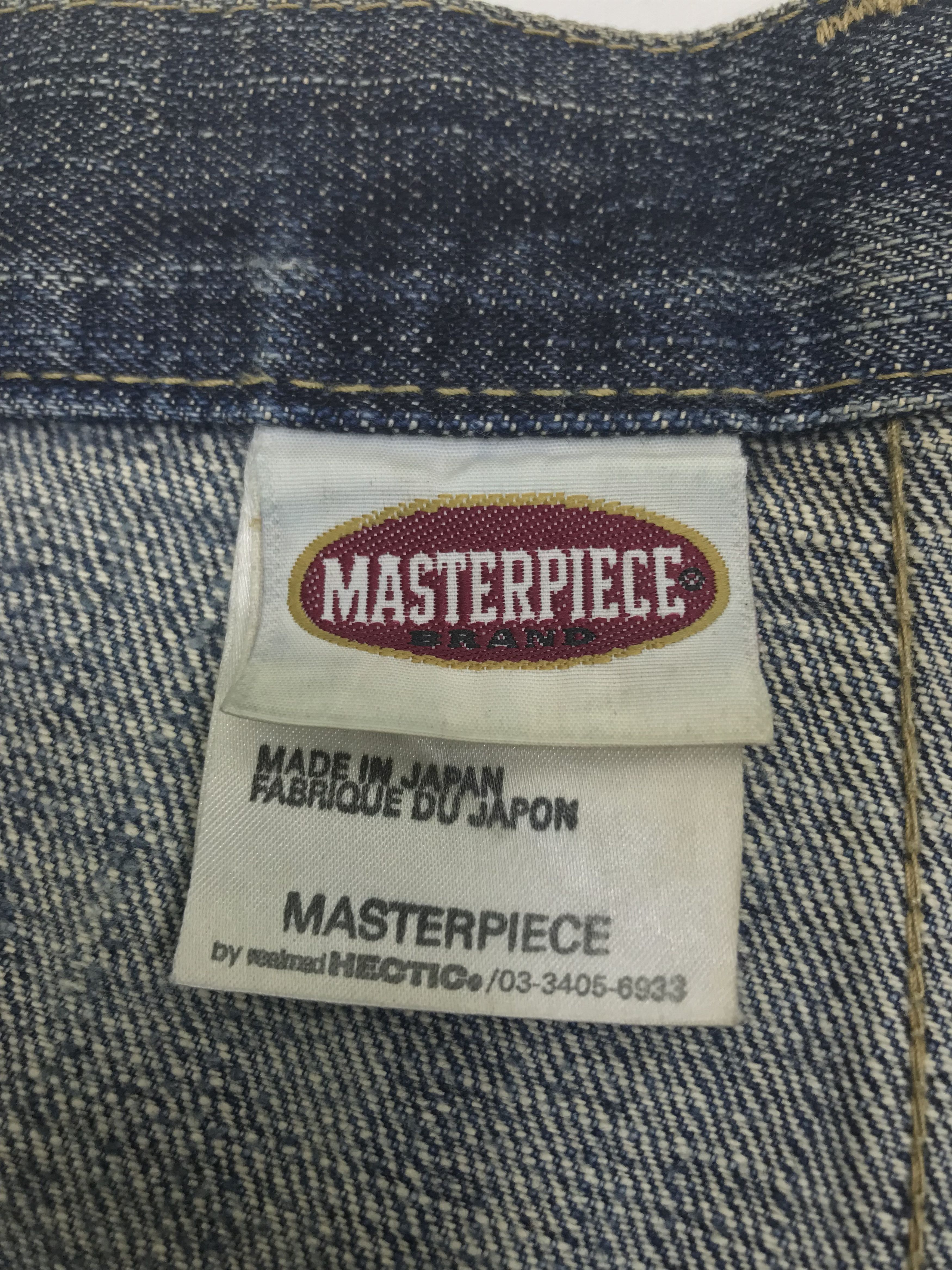 MasterPiece Vintage Master piece X Hectic Denim Baggy Jeans Size US 35 - 14 Thumbnail