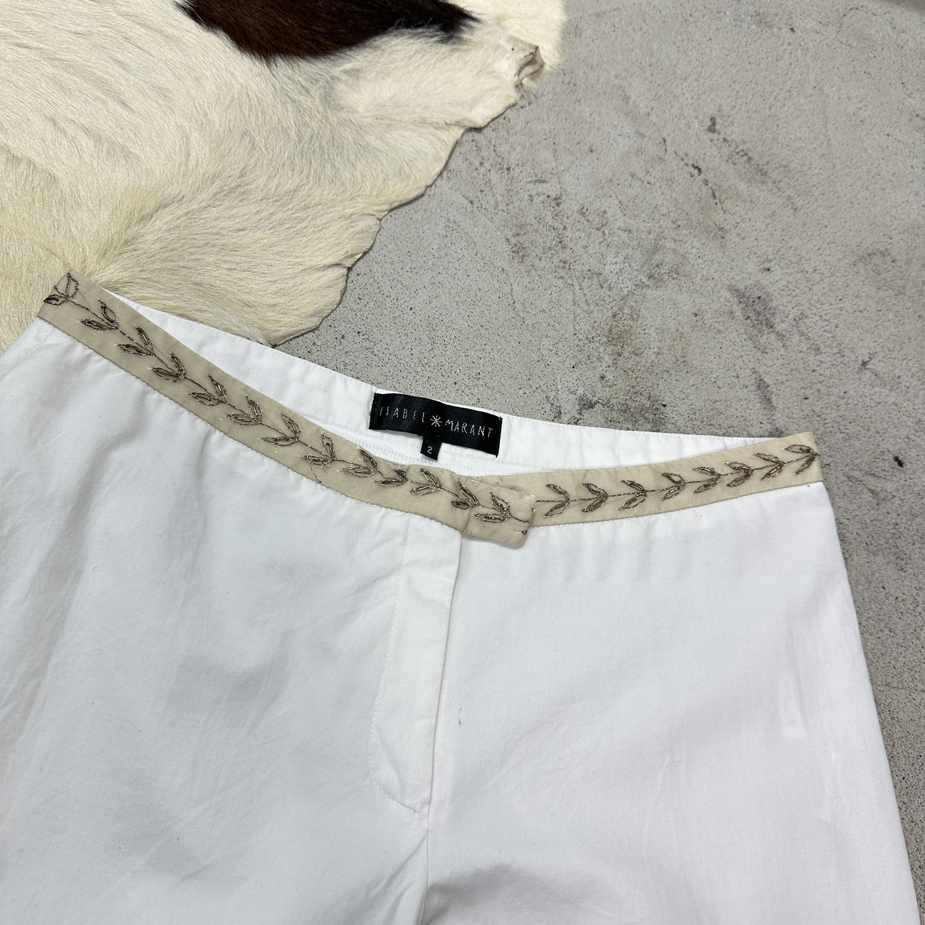 Isabel Marant Vintage Old Money Isabel Marant Capri Pants Y2K Size 26" / US 2 / IT 38 - 3 Thumbnail