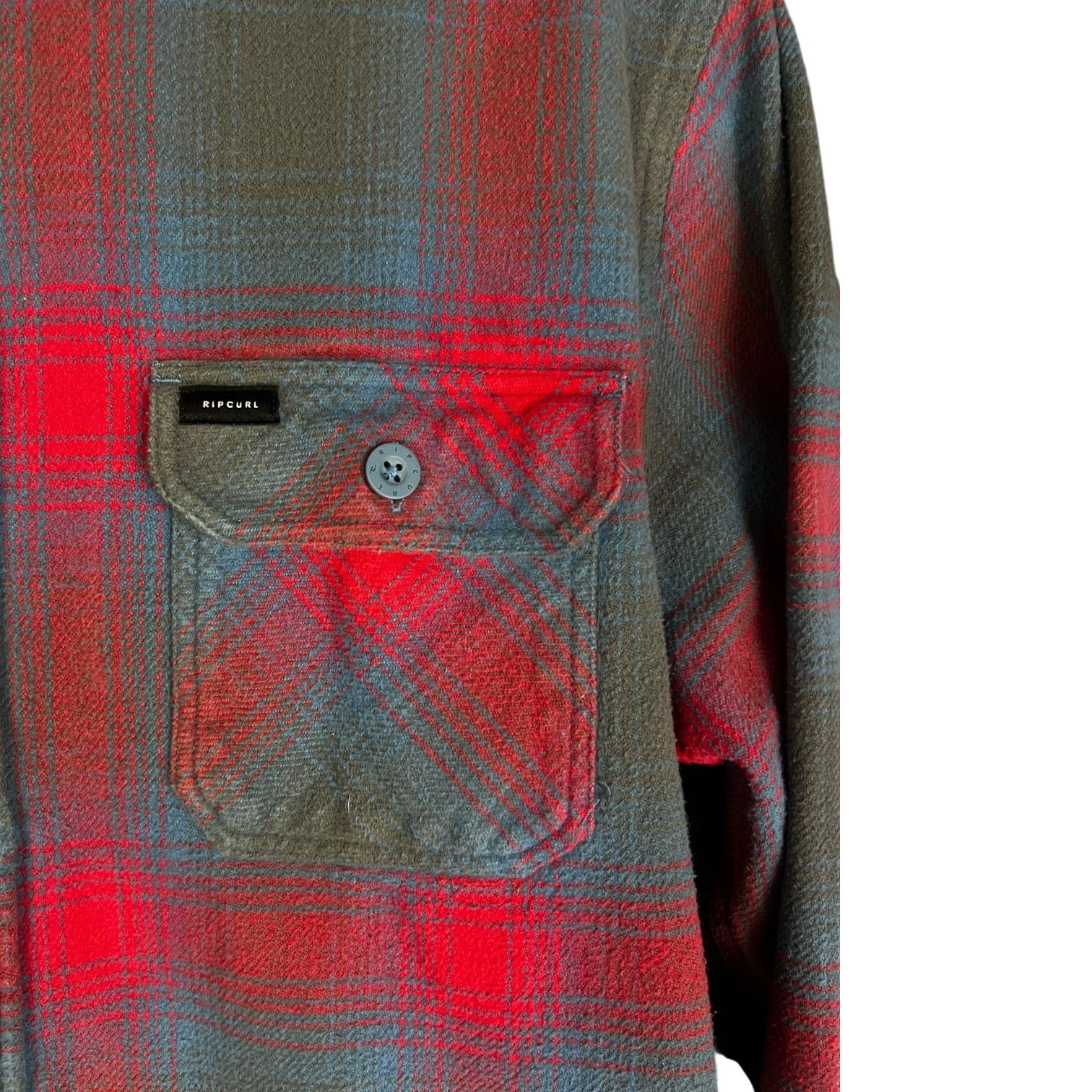 Rip Curl Men's Rip Curl Count Flannel Plaid Shirt - M - $65 Retail Size US M / EU 48-50 / 2 - 3 Thumbnail