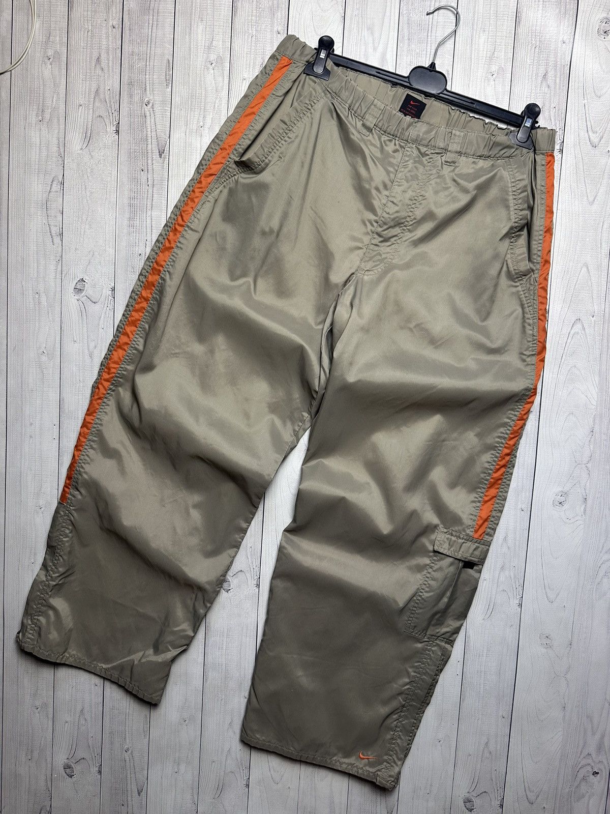Nike × Vintage Vintage Nike drill pants logo pocket size XL rare Size US 36 / EU 52 - 1 Thumbnail