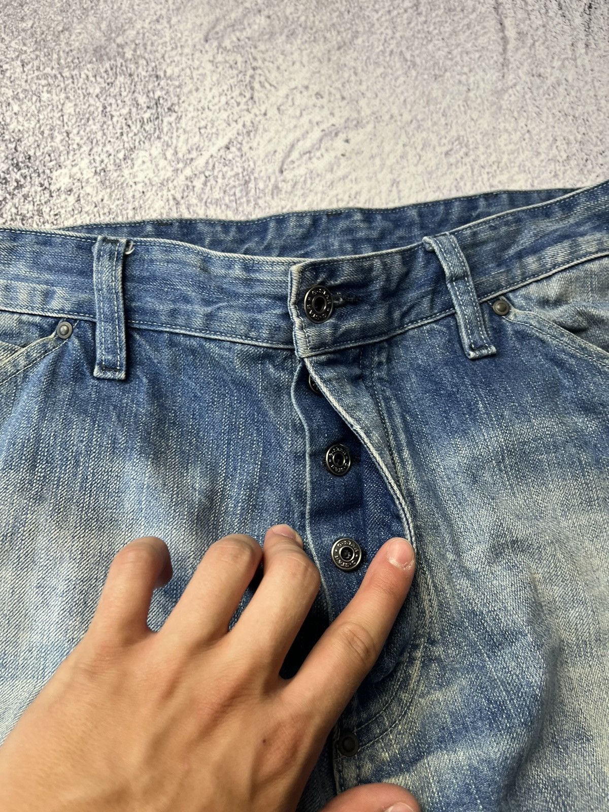 G-Star Vintage G Star Raw Cargo Denim Pants Avant Garde Baggy Size US 34 / EU 50 - 9 Thumbnail