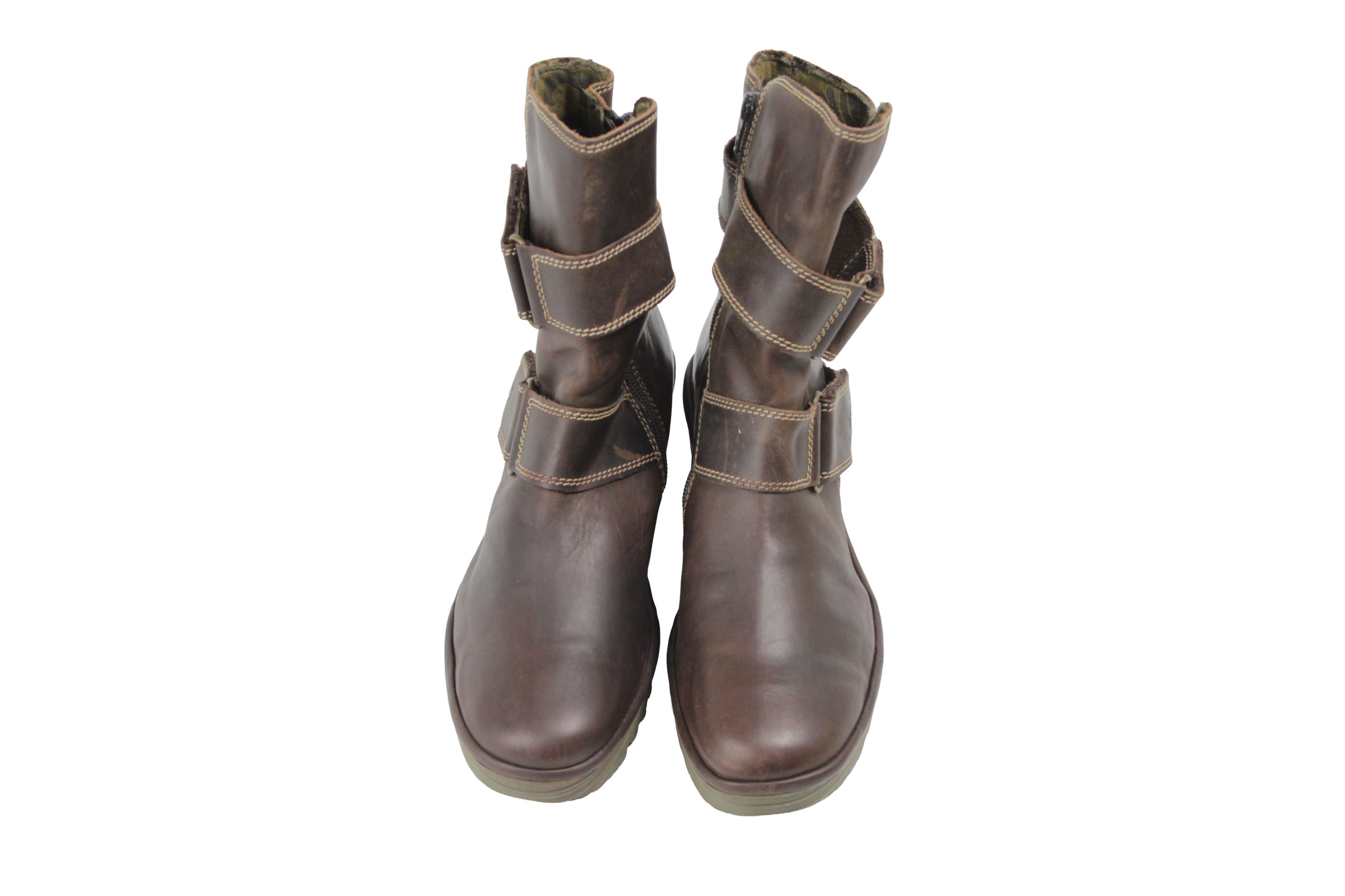 Fly London 00S Y2K Avant Garde Wedge Straps Boots Vintage Size US 11 / IT 41 - 7 Thumbnail