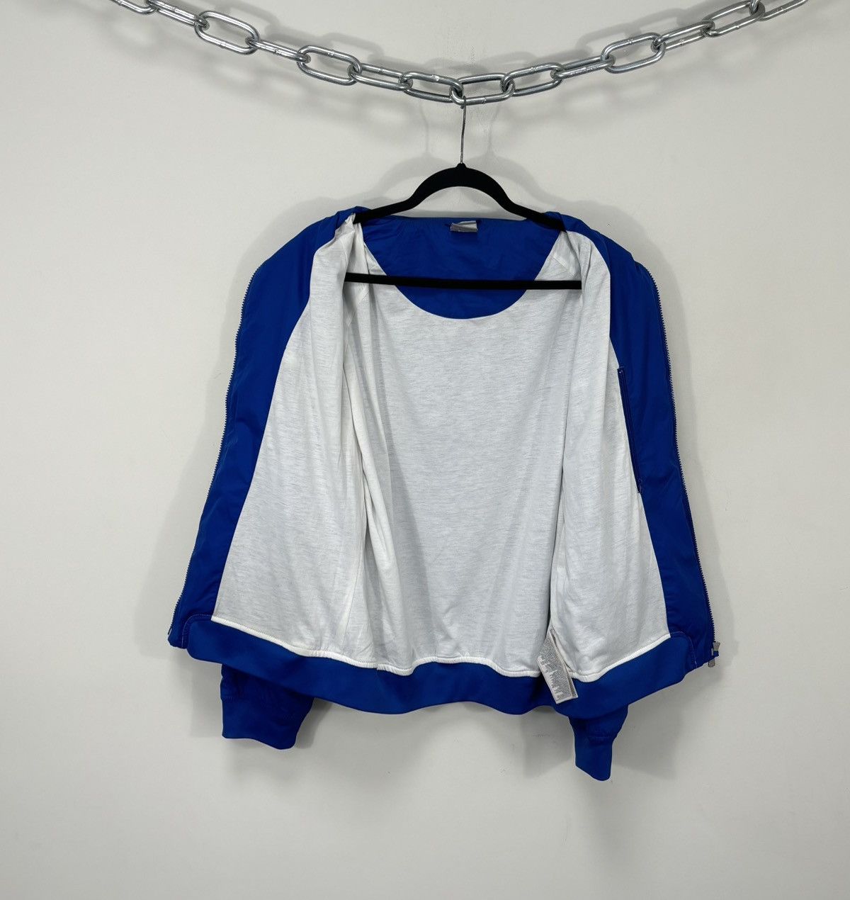 Nike Vintage Nike Y2K Blue Retro Hype Full Zip Track Jacket Size US L / EU 52-54 / 3 - 2 Thumbnail