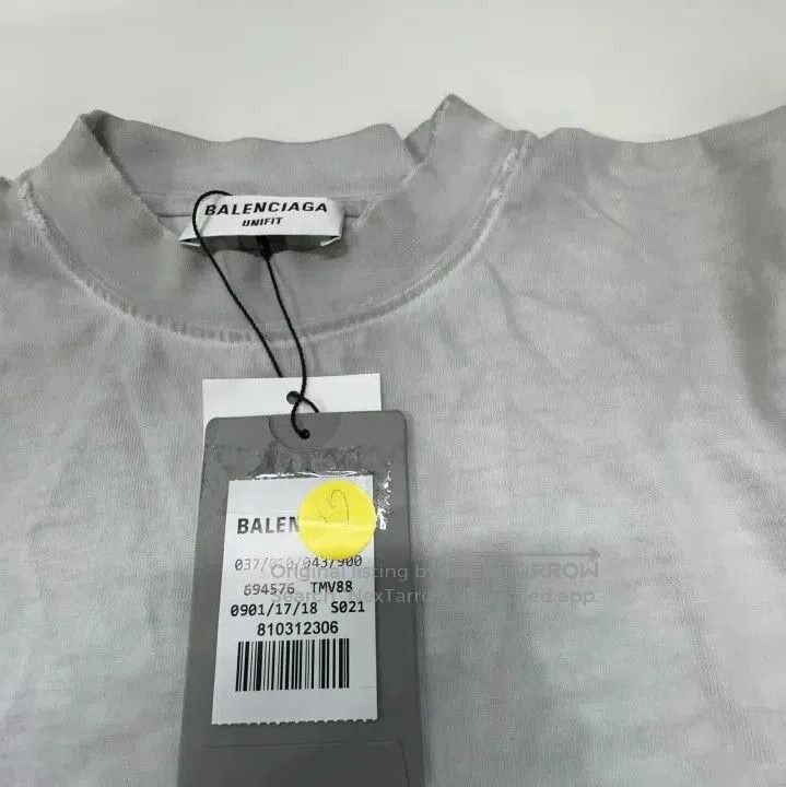 Balenciaga Balenciaga SS22 Metallica Print Short Sleeve T. Size US M / EU 48-50 / 2 - 2 Thumbnail
