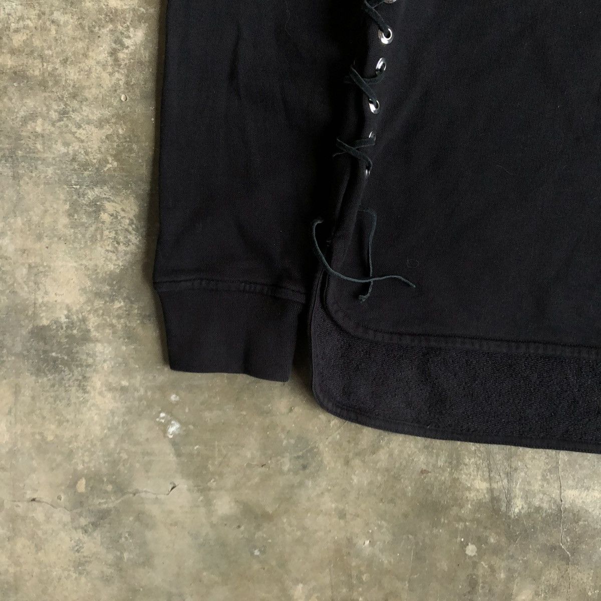 20471120 2000s Les Hommes Grunge Gothic Punk Style Hoodie Black Size US L / EU 52-54 / 3 - 8 Thumbnail