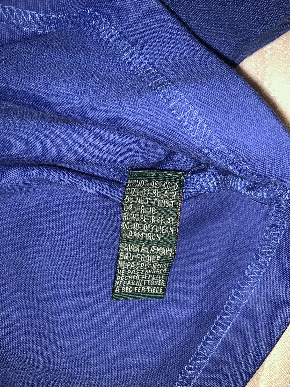 Ralph Lauren Men’s Medium - Ralph Lauren Green Tag Blue Turtle Neck Size US M / EU 48-50 / 2 - 6 Thumbnail
