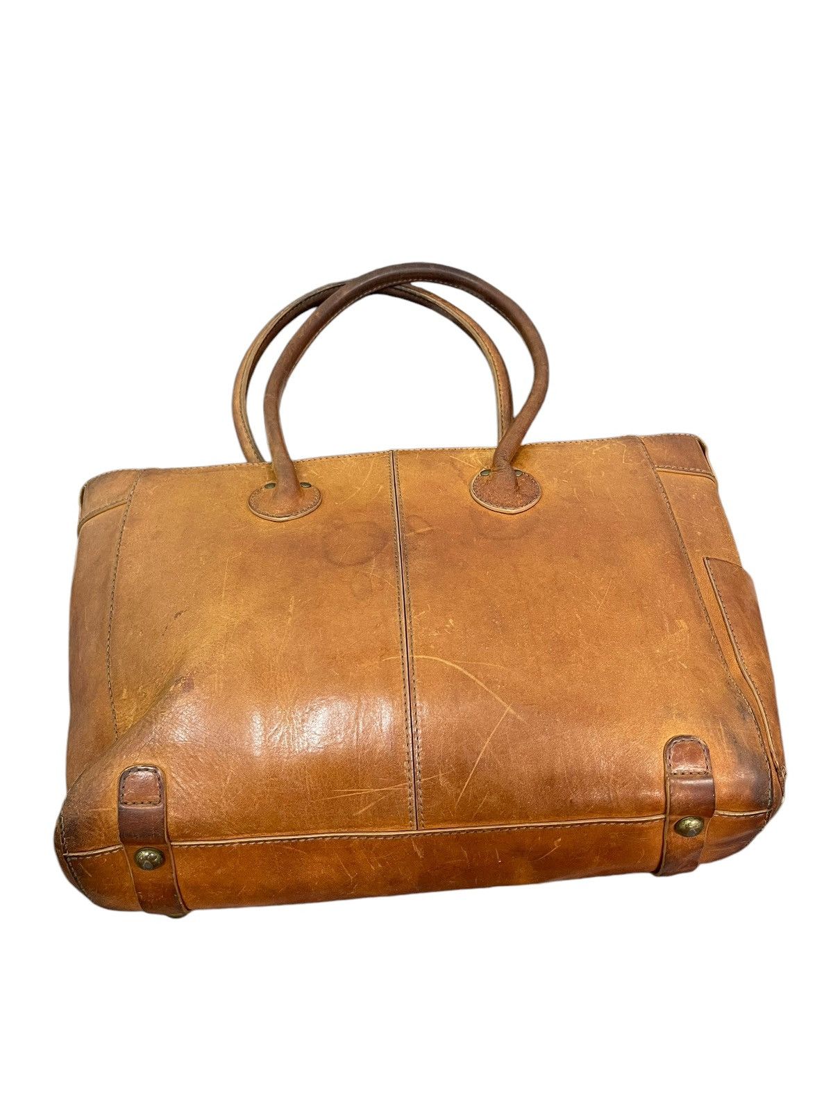 Japanese Brand Full Leather Patina Le Midi Tote Shoulder Bag 1🟩2 Size ONE SIZE - 11 Thumbnail