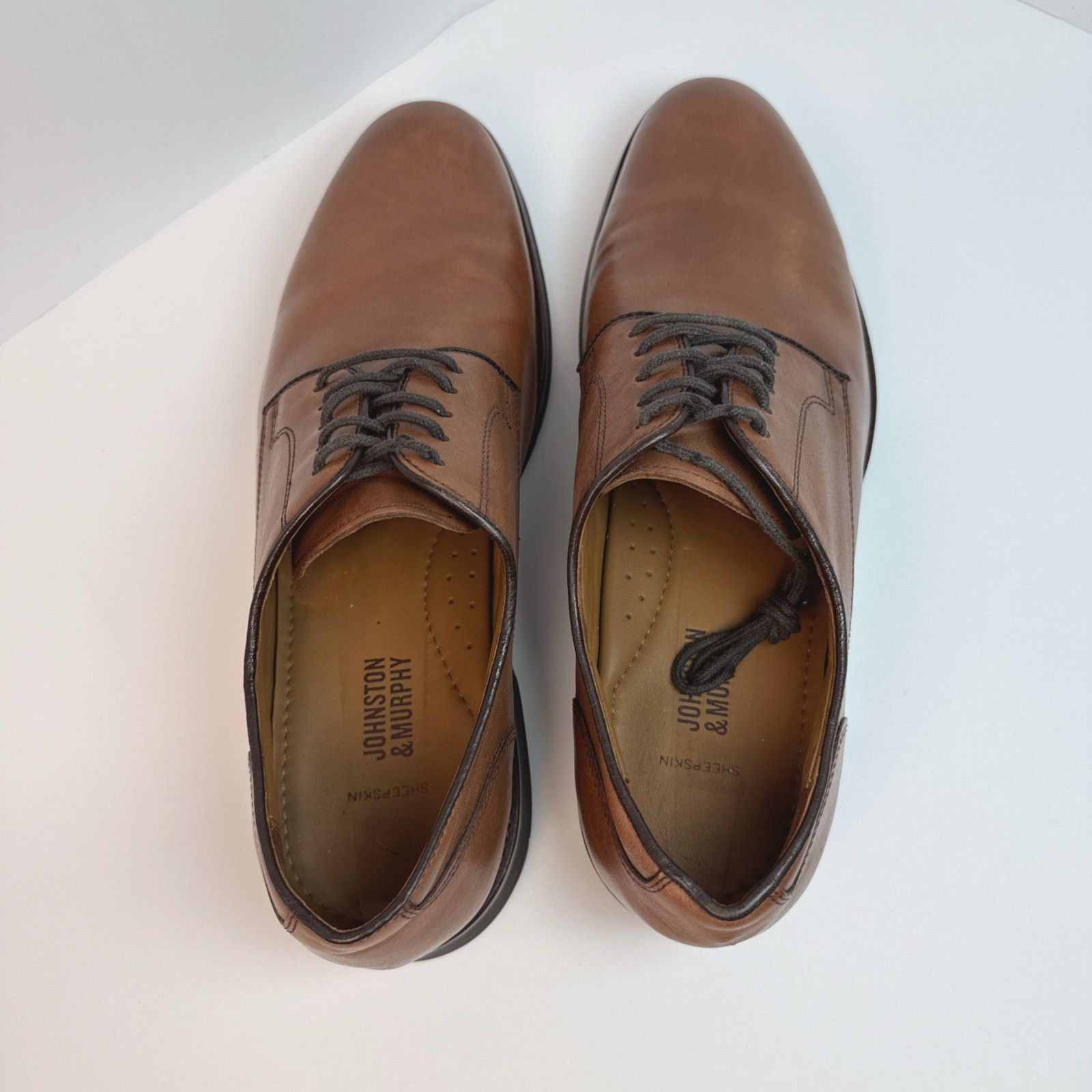 Johnston & Murphy Johnston & Murphy Reeve Plain Toe | Brown | 10.5 Size US 10.5 / EU 43-44 - 5 Thumbnail