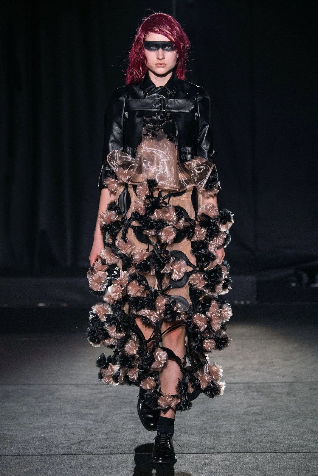 Noir Kei Ninomiya NWT CDG x Noir Kei Nonimiya FW19 Organza Cropped Jacket Size S / US 4 / IT 40 - 2 Thumbnail