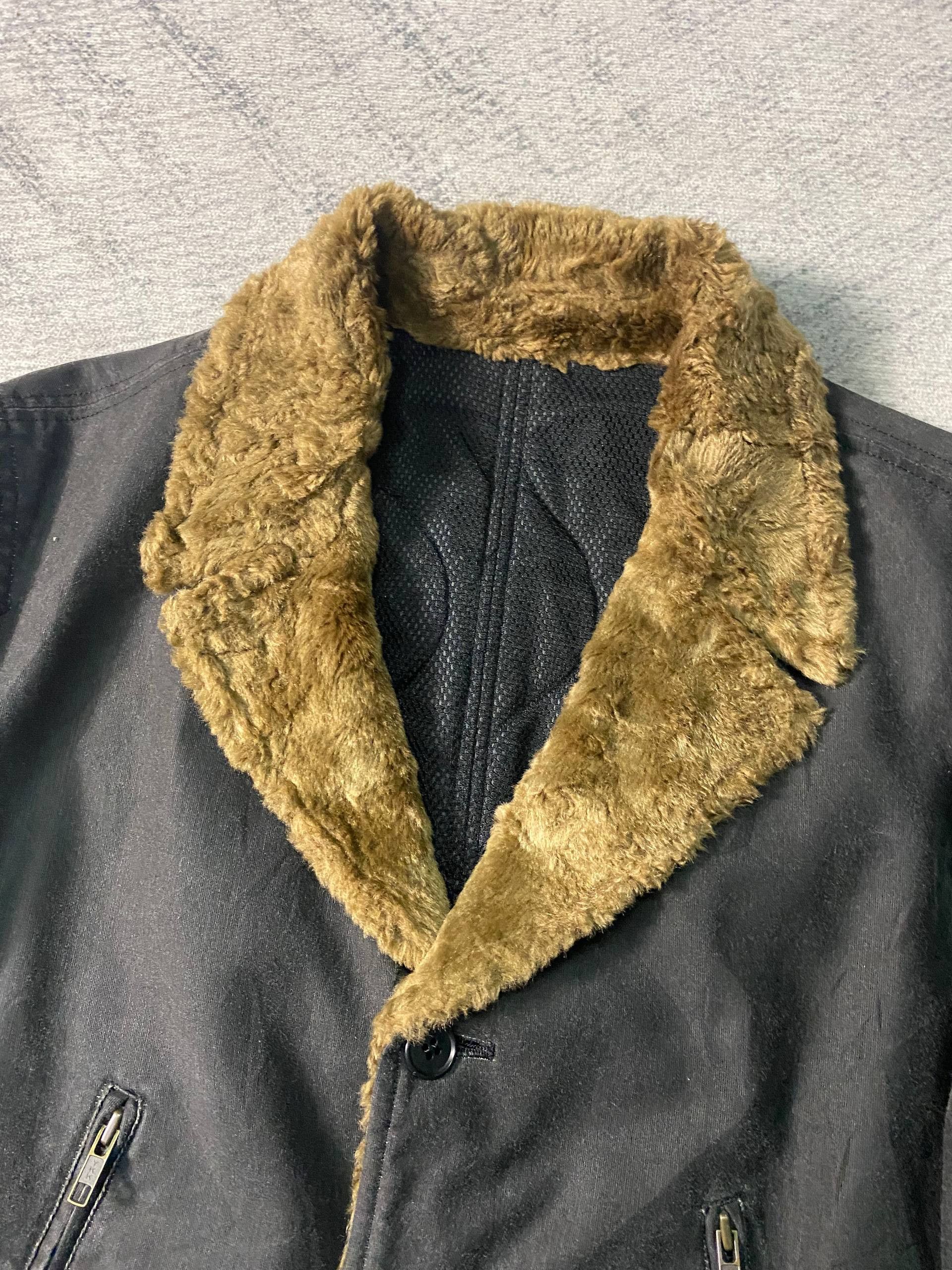 Patrick Cox Patrick Cox Faux Fur Cotton Waxed Feel Padded Lined Jacket Size US M / EU 48-50 / 2 - 4 Thumbnail