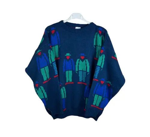 Japanese Brand × Vintage Knitted Guts Sweater Retro Vintage Size ONE SIZE - 1 Thumbnail