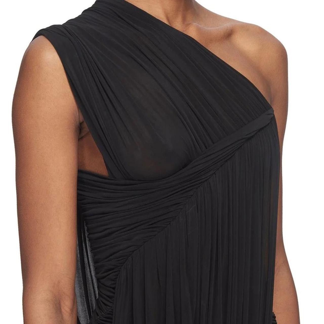 Rick Owens Rick Owens SS23 Draped One Shoulder Mini Dress Size S / US 4 / IT 40 - 3 Thumbnail