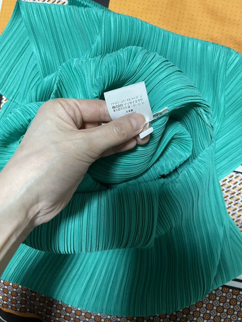 Issey Miyake Issey Miyake Green sleeveless dress Size M / US 6-8 / IT 42-44 - 8 Thumbnail