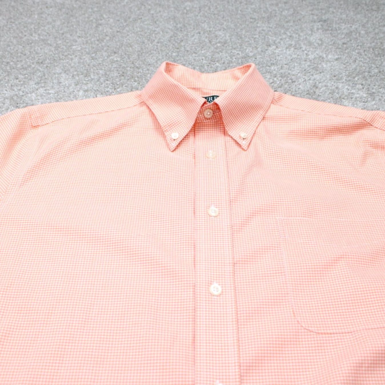 Ralph Lauren Ralph Lauren LAUREN Dress Shirt Mens 16 32/33 Orange Regular Fit Stretch Fabric Shirt Long Sleeve Button Collared Logo Size 42R - 5 Thumbnail