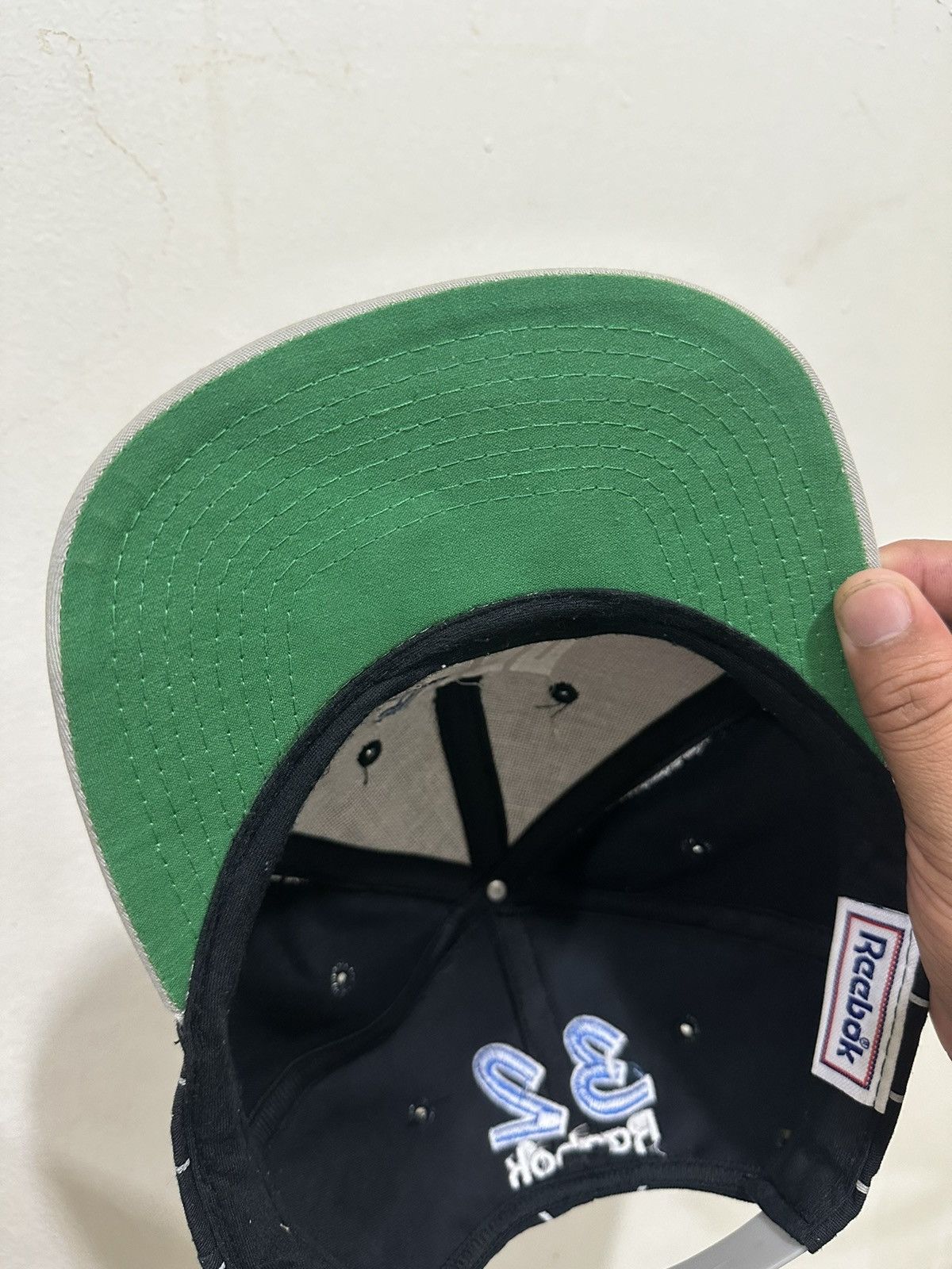 Reebok 90's Shaquille Reebok Logo Snapback Size ONE SIZE - 8 Thumbnail