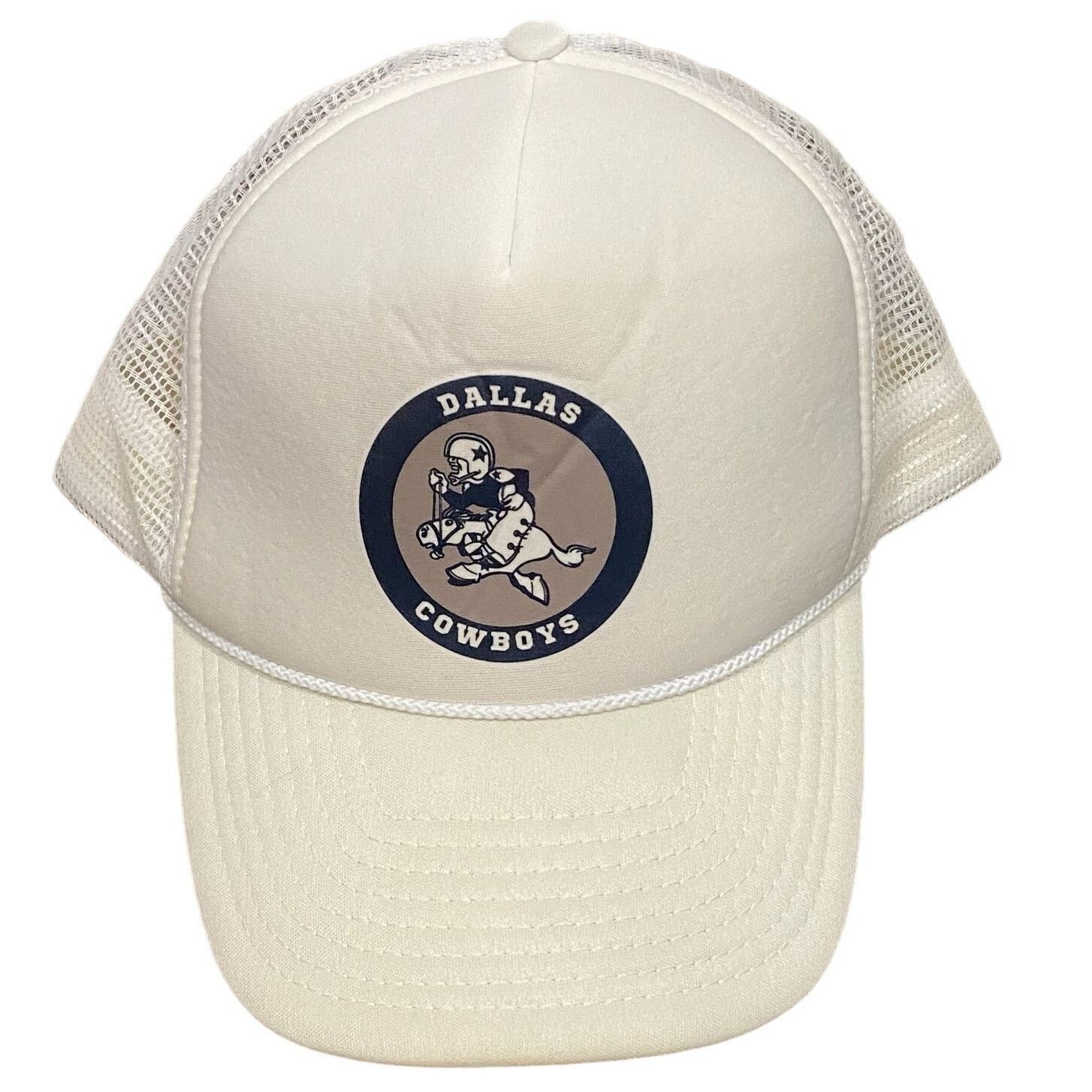Nissan Dallas Cowboys NFL Vintage trucker mesh white hat Size ONE SIZE - 1 Thumbnail