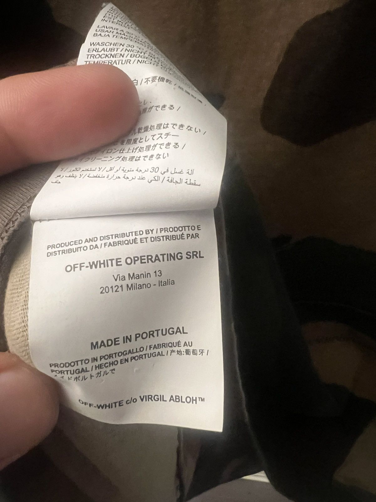 Off-White Off-White Reconstructed Camo Tee size XS Size US XS / EU 42 / 0 - 8 Thumbnail