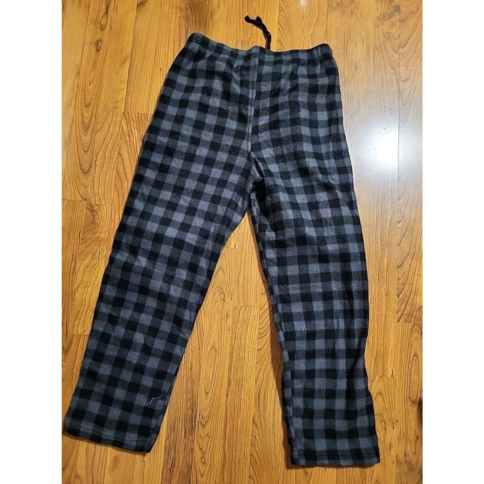 Fruit Of The Loom Fruit Of The Loom Pajama Pants Black Gray Checkered 32-34" Small Men’s Shirt? Size US 29 - 3 Thumbnail