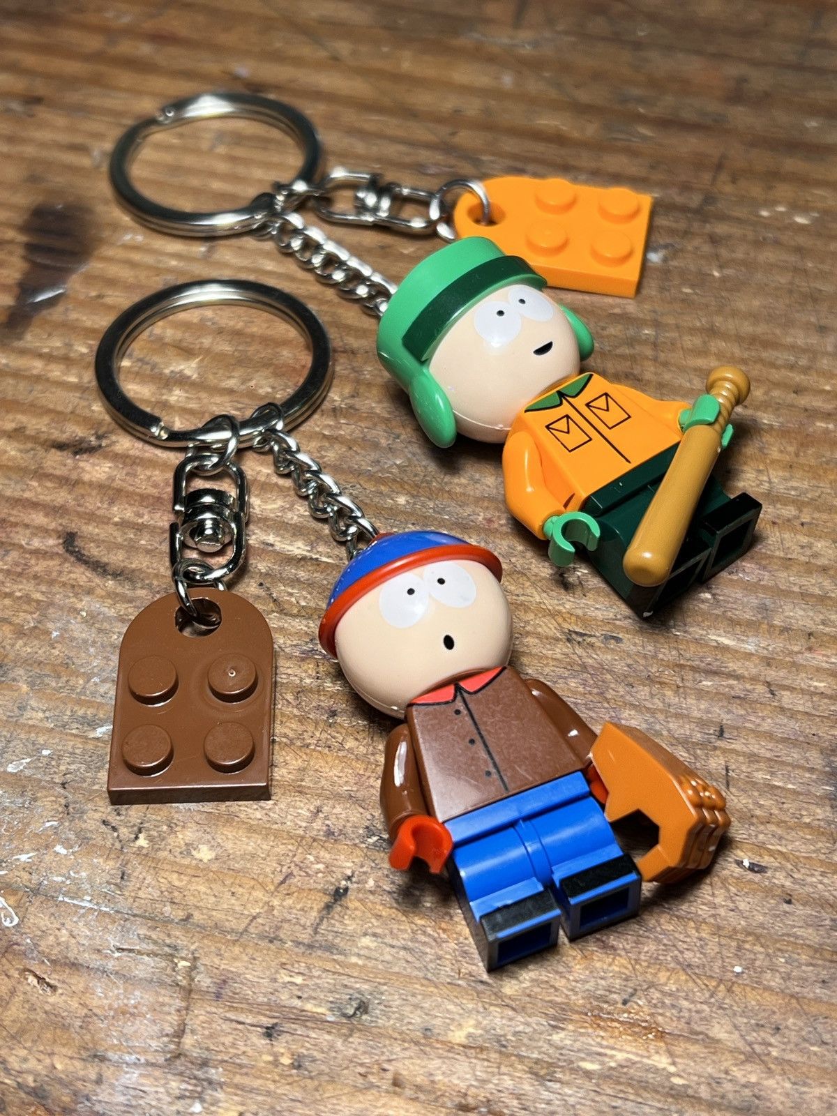 Other South Park kyle stan minifigure keychain matching keyring Size ONE SIZE - 3 Thumbnail