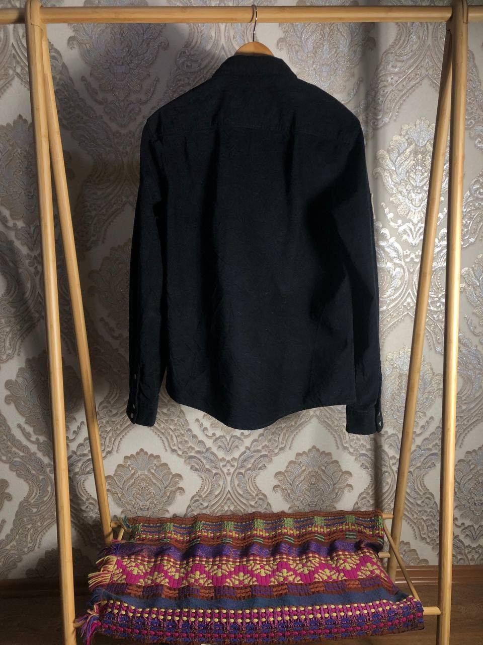 Vintage VERY RARE ZADIG & VOLTAIRE TARMAC VELOURS USA FLAG SHIRT Y2K Size US XL / EU 56 / 4 - 10 Thumbnail