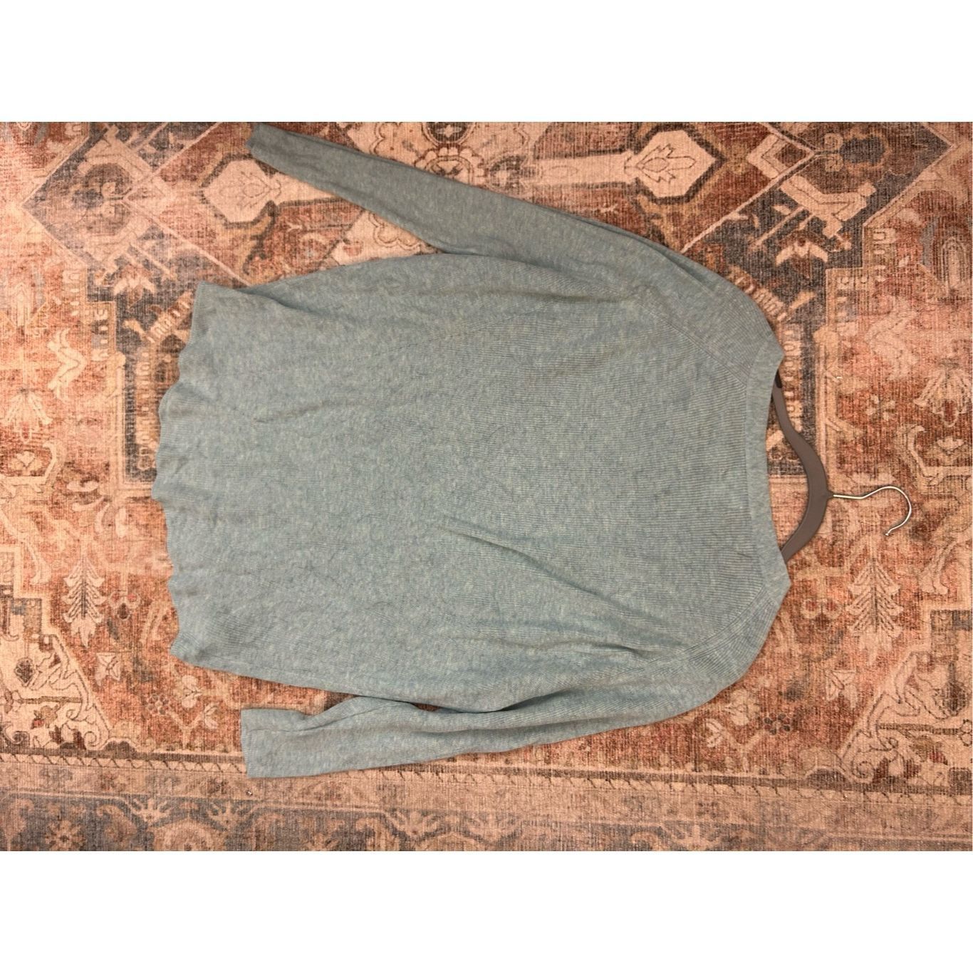 Lou & Grey Lou & Grey Teal Blue Knit Sweater, size Medium Size M / US 6-8 / IT 42-44 - 6 Thumbnail
