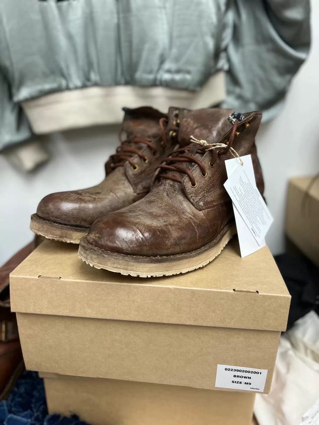 Visvim visvim ict virgil brown boots size m9 Size US 9 / EU 42 - 1 Thumbnail