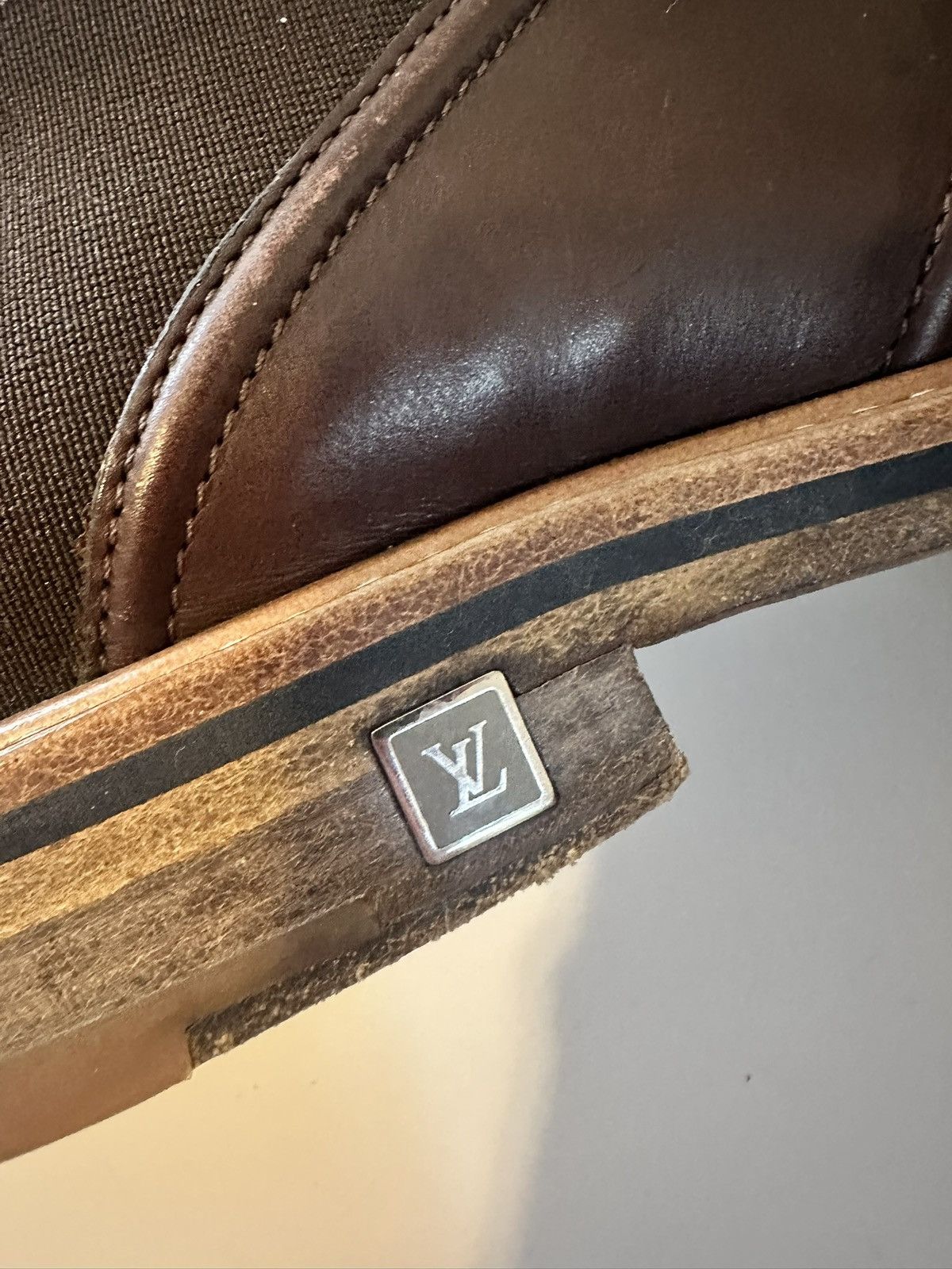 Louis Vuitton Louis Vuitton Brown Lace Up Loafer Size US 10 / EU 43 - 8 Thumbnail