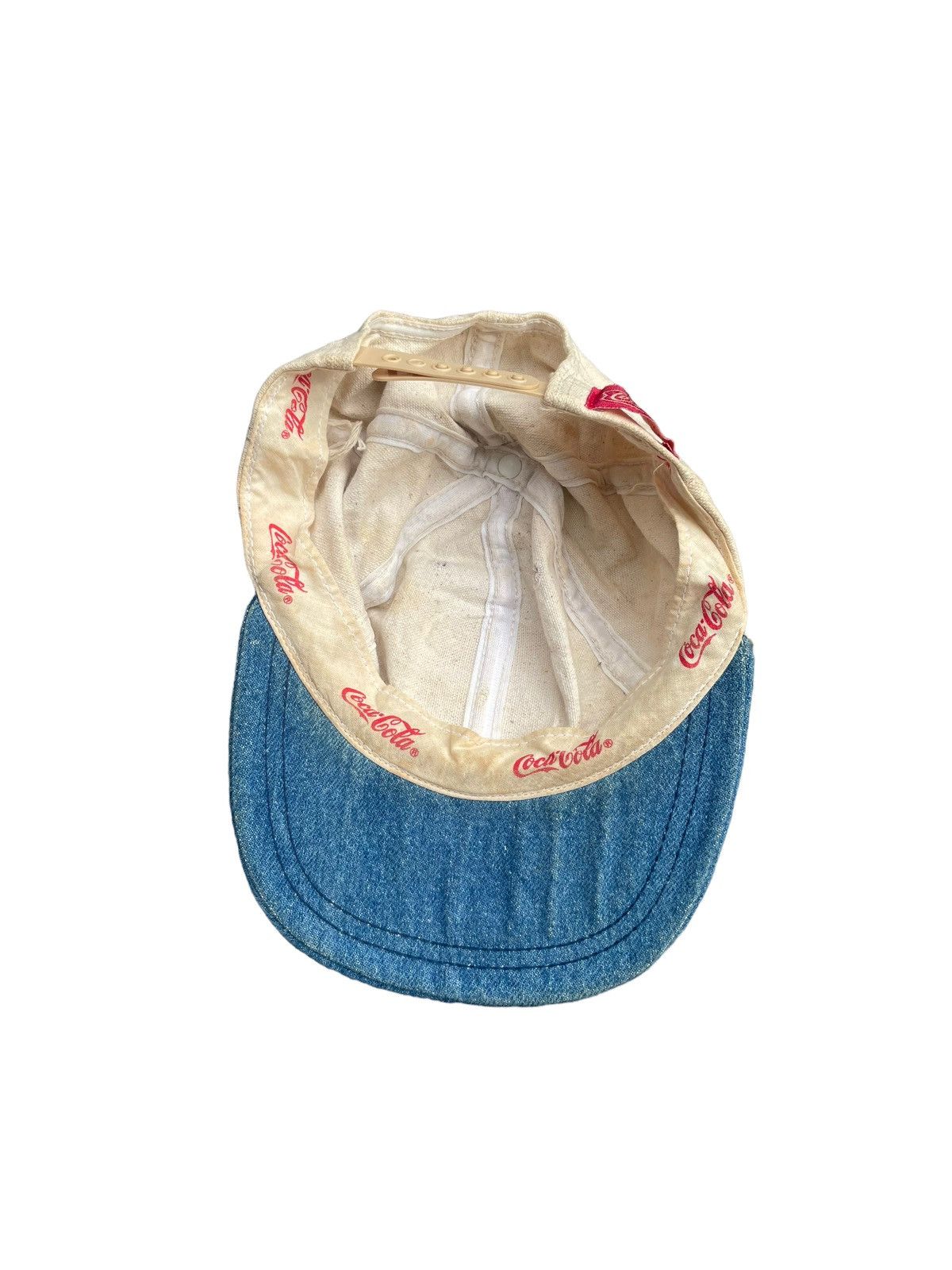 Coca Cola × Vintage Vintage Coca Cola Denim Cap Size ONE SIZE - 10 Thumbnail