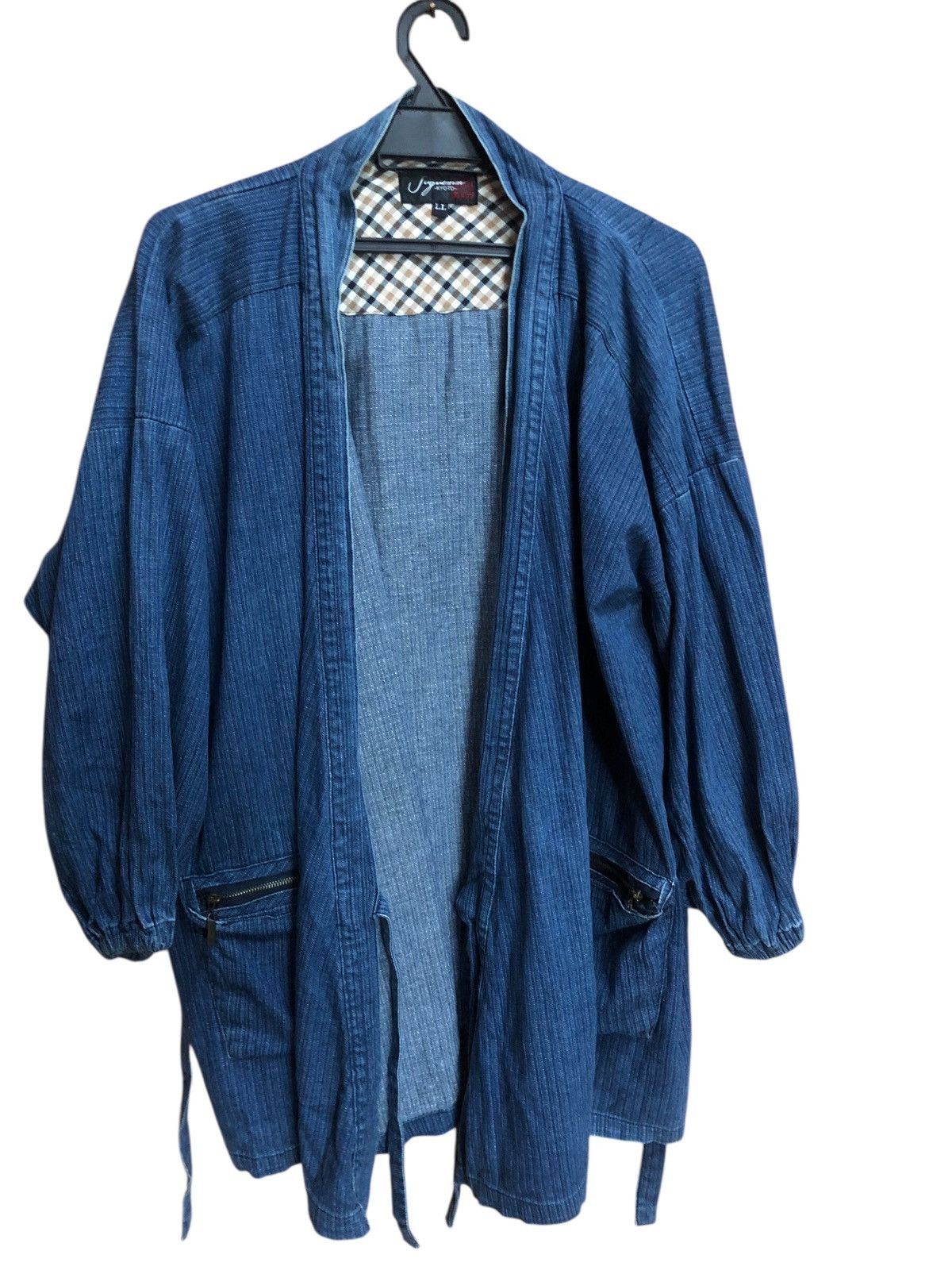 Japanese Brand Jugumer Kyoto Indigo Visvim Inspired Kimono Size US M / EU 48-50 / 2 - 1 Thumbnail