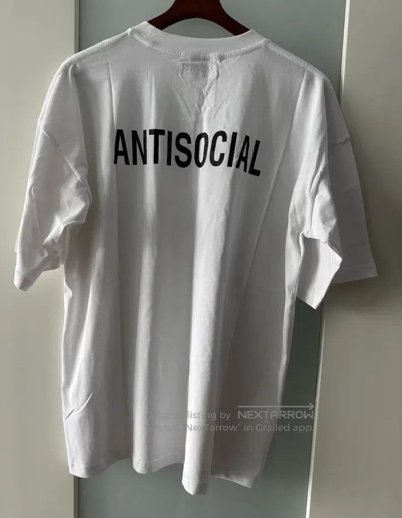 Vetements Vetements Anti-social authentic T-shirt Size US M / EU 48-50 / 2 - 6 Thumbnail