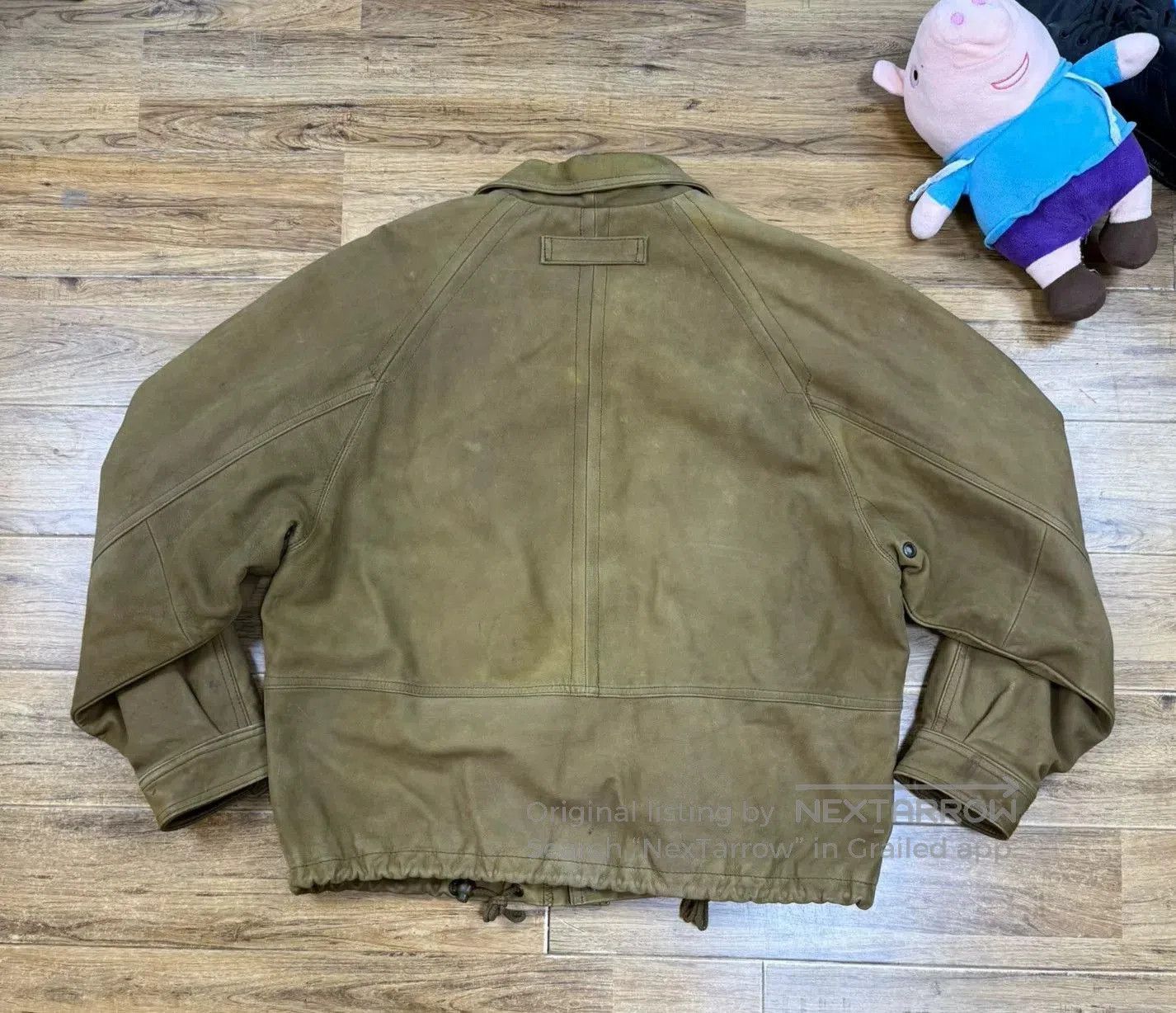 VINNY's Vintage Nautica Men's Leather Jacket. Size US XXL / EU 58 / 5 - 2 Thumbnail