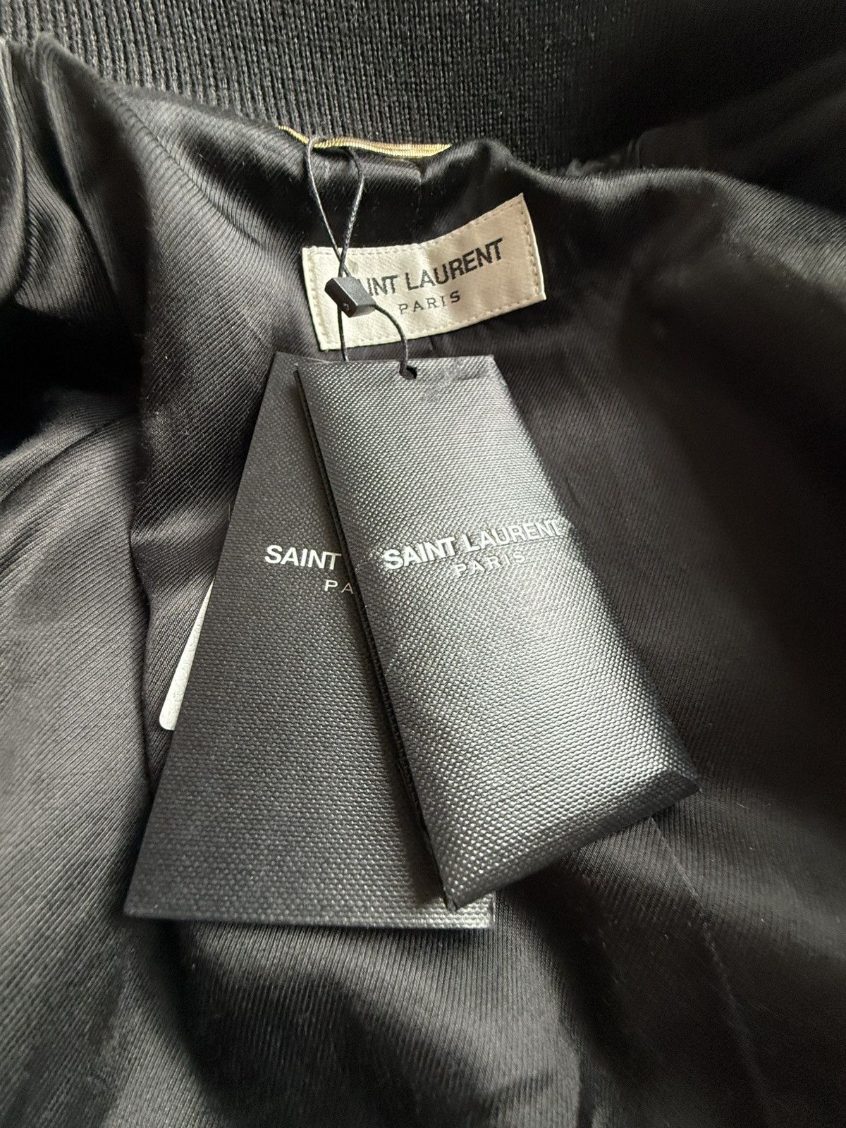 Saint Laurent Paris $3k 🤑Saint Laurent classic black teddy leather wool FR36 S Size XS / US 0-2 / IT 36-38 - 18 Thumbnail