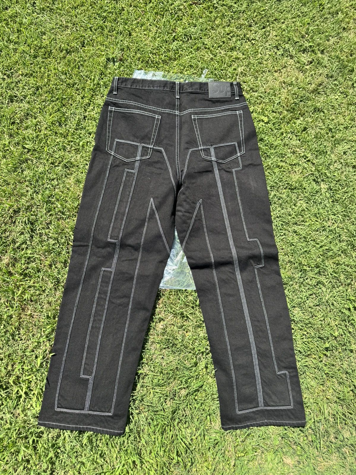 Supreme Supreme Inset Spell out Baggy Jean Size US 32 / EU 48 - 2 Thumbnail