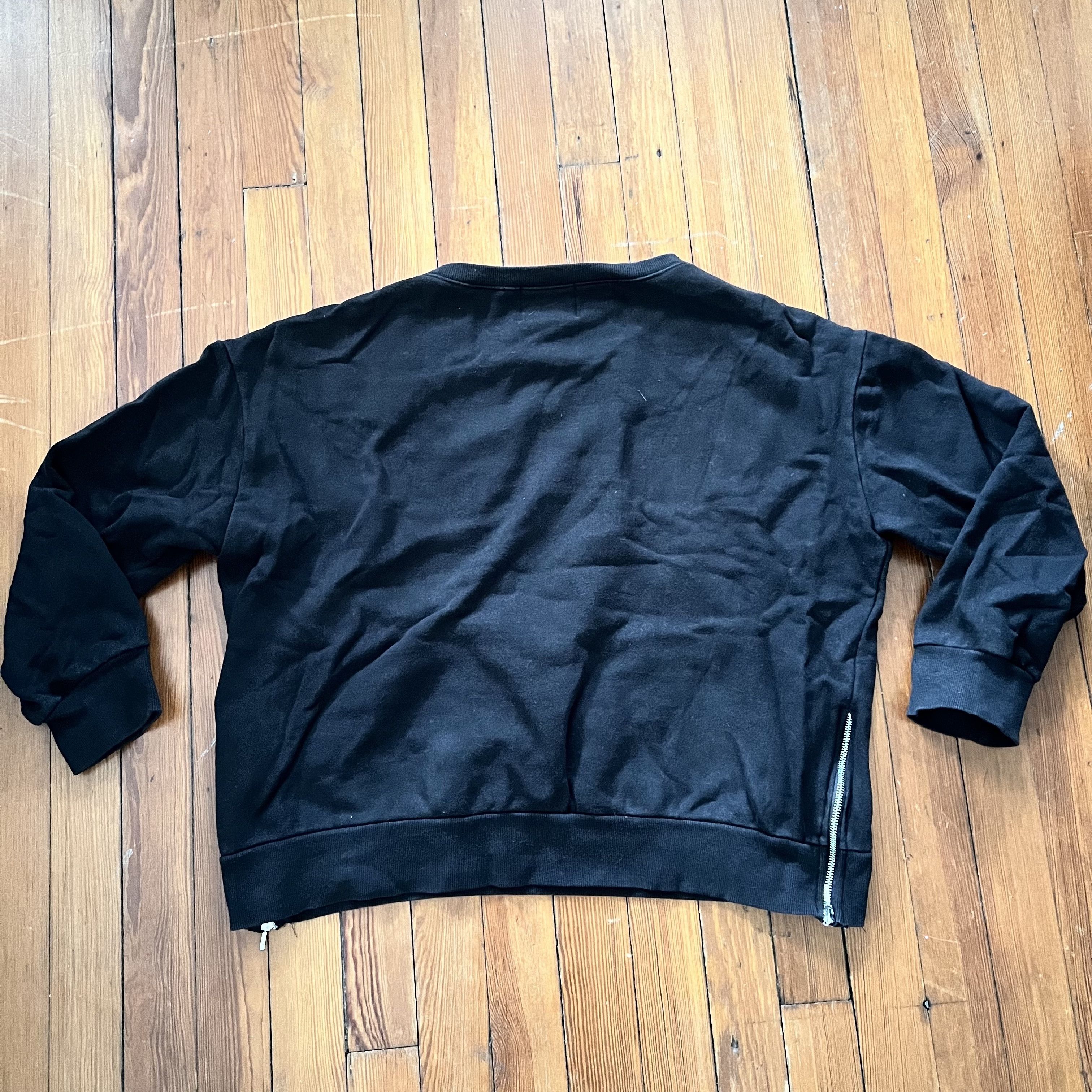 Japanese Brand Casper John Side-zip sweatshirt / Black / Medium Size US M / EU 48-50 / 2 - 2 Thumbnail